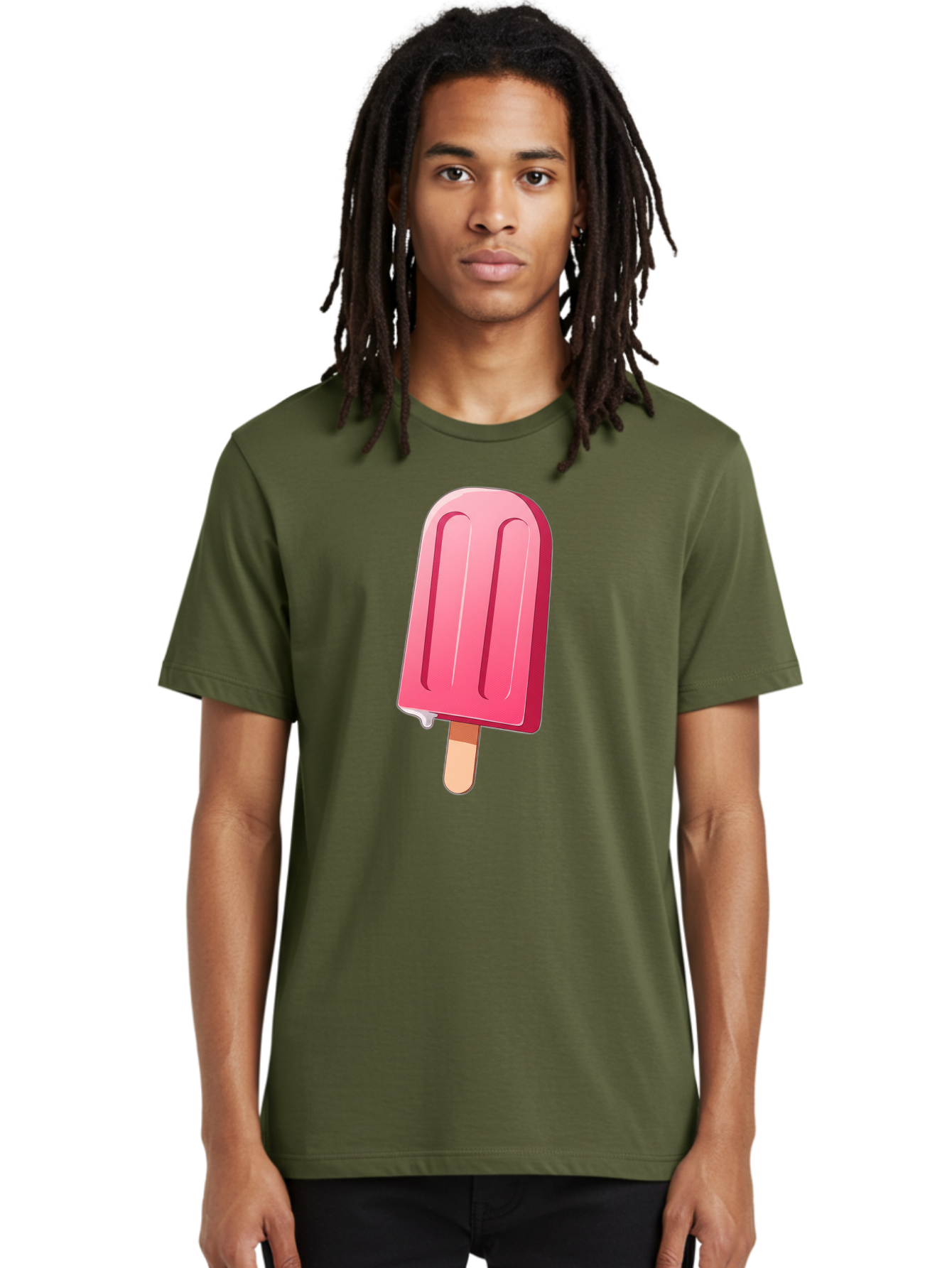 Pink-Popsicle Men'S Graphic Tee, 100% Cotton, Comfortable Casual Summer Wear, Machine Washable, Vintage Camera, Old Camera, Antique Camera, Black Camera, Classic Photography, Photography Equipment, Nostalgic Device, Film Camera, Camera Art Bao751