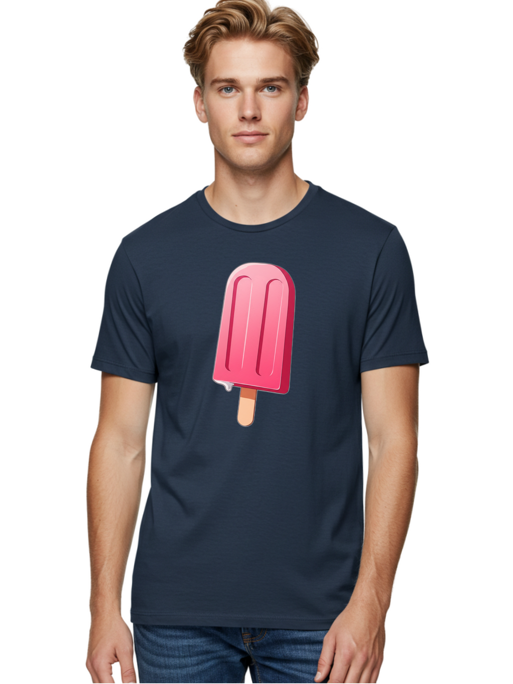 Pink-Popsicle Men'S Graphic Tee, 100% Cotton, Comfortable Casual Summer Wear, Machine Washable, Vintage Camera, Old Camera, Antique Camera, Black Camera, Classic Photography, Photography Equipment, Nostalgic Device, Film Camera, Camera Art Bao751