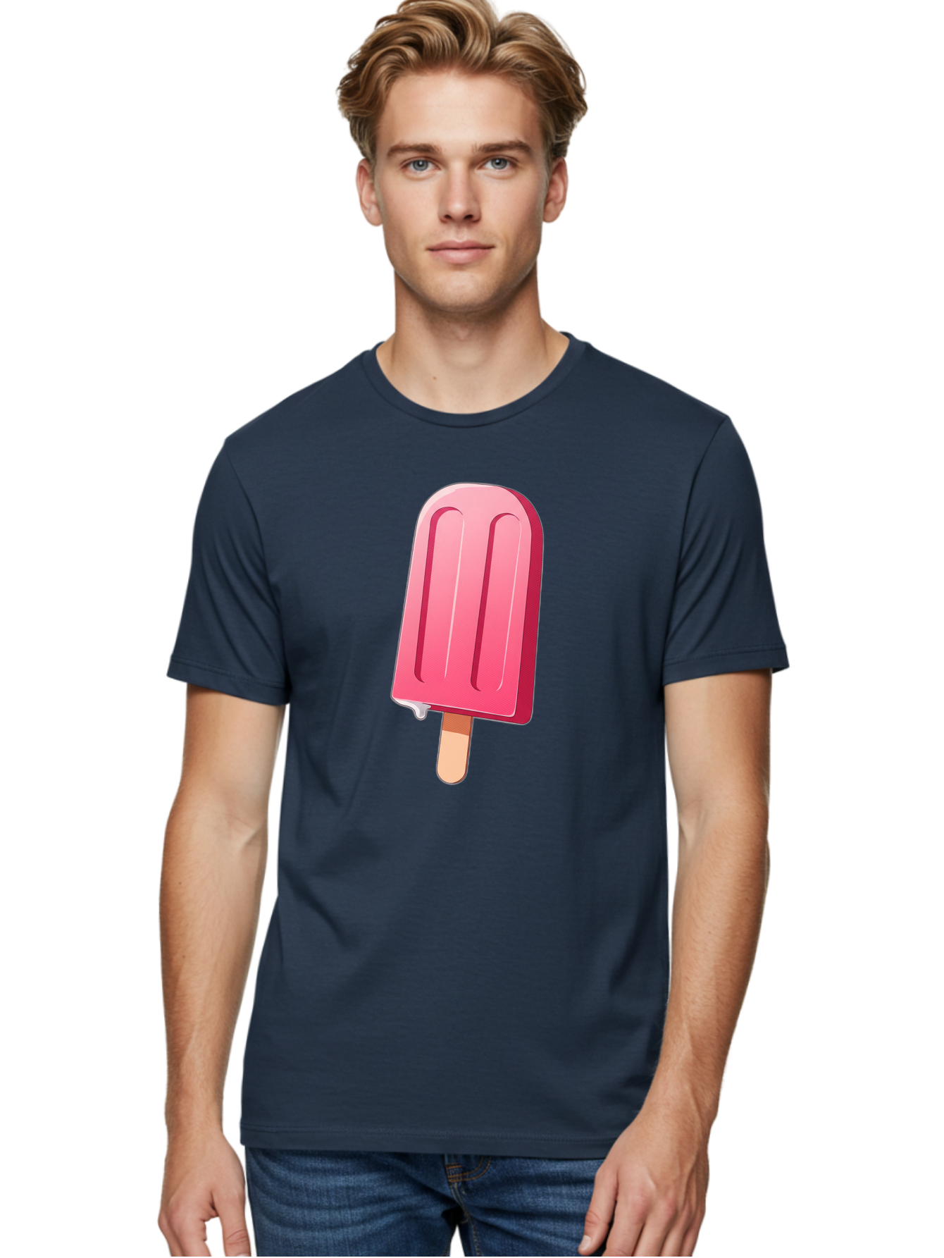 Pink-Popsicle Men'S Graphic Tee, 100% Cotton, Comfortable Casual Summer Wear, Machine Washable, Vintage Camera, Old Camera, Antique Camera, Black Camera, Classic Photography, Photography Equipment, Nostalgic Device, Film Camera, Camera Art Bao751