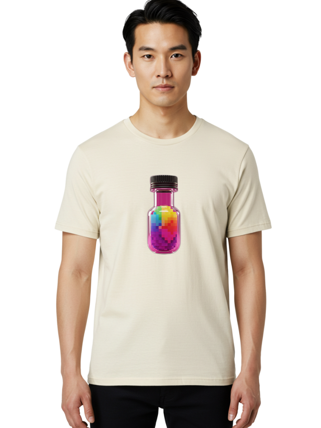 Pixel-Potion Men'S Graphic Tee, 100% Cotton, Comfortable Casual Summer Wear, Machine Washable, Vintage Camera, Old Camera, Antique Camera, Black Camera, Classic Photography, Photography Equipment, Nostalgic Device, Film Camera, Camera Art Bao754