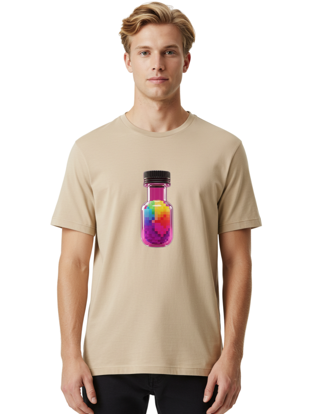 Pixel-Potion Men'S Graphic Tee, 100% Cotton, Comfortable Casual Summer Wear, Machine Washable, Vintage Camera, Old Camera, Antique Camera, Black Camera, Classic Photography, Photography Equipment, Nostalgic Device, Film Camera, Camera Art Bao754