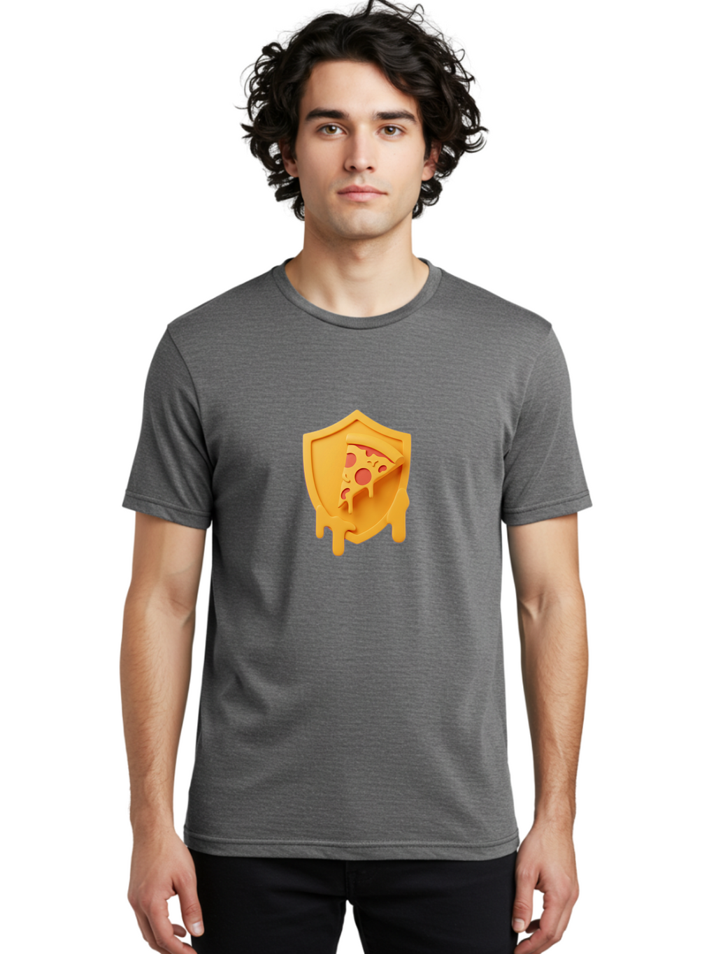 Pizza-Shield Men'S Graphic Tee, 100% Cotton, Comfortable Casual Summer Wear, Machine Washable, Vintage Camera, Old Camera, Antique Camera, Black Camera, Classic Photography, Photography Equipment, Nostalgic Device, Film Camera, Camera Art Bao755