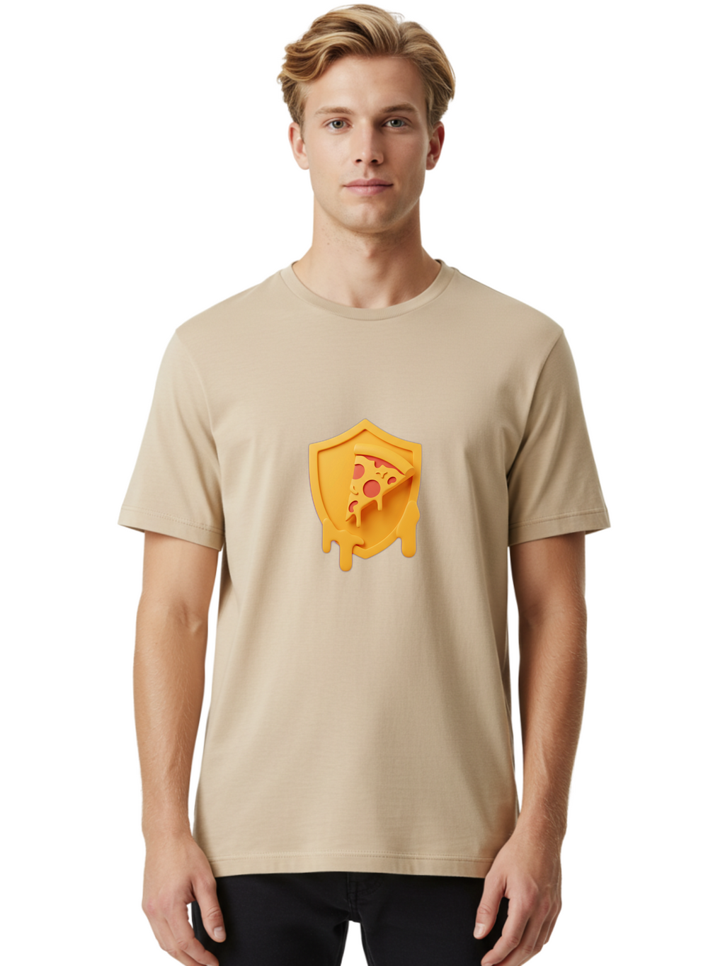 Pizza-Shield Men'S Graphic Tee, 100% Cotton, Comfortable Casual Summer Wear, Machine Washable, Vintage Camera, Old Camera, Antique Camera, Black Camera, Classic Photography, Photography Equipment, Nostalgic Device, Film Camera, Camera Art Bao755