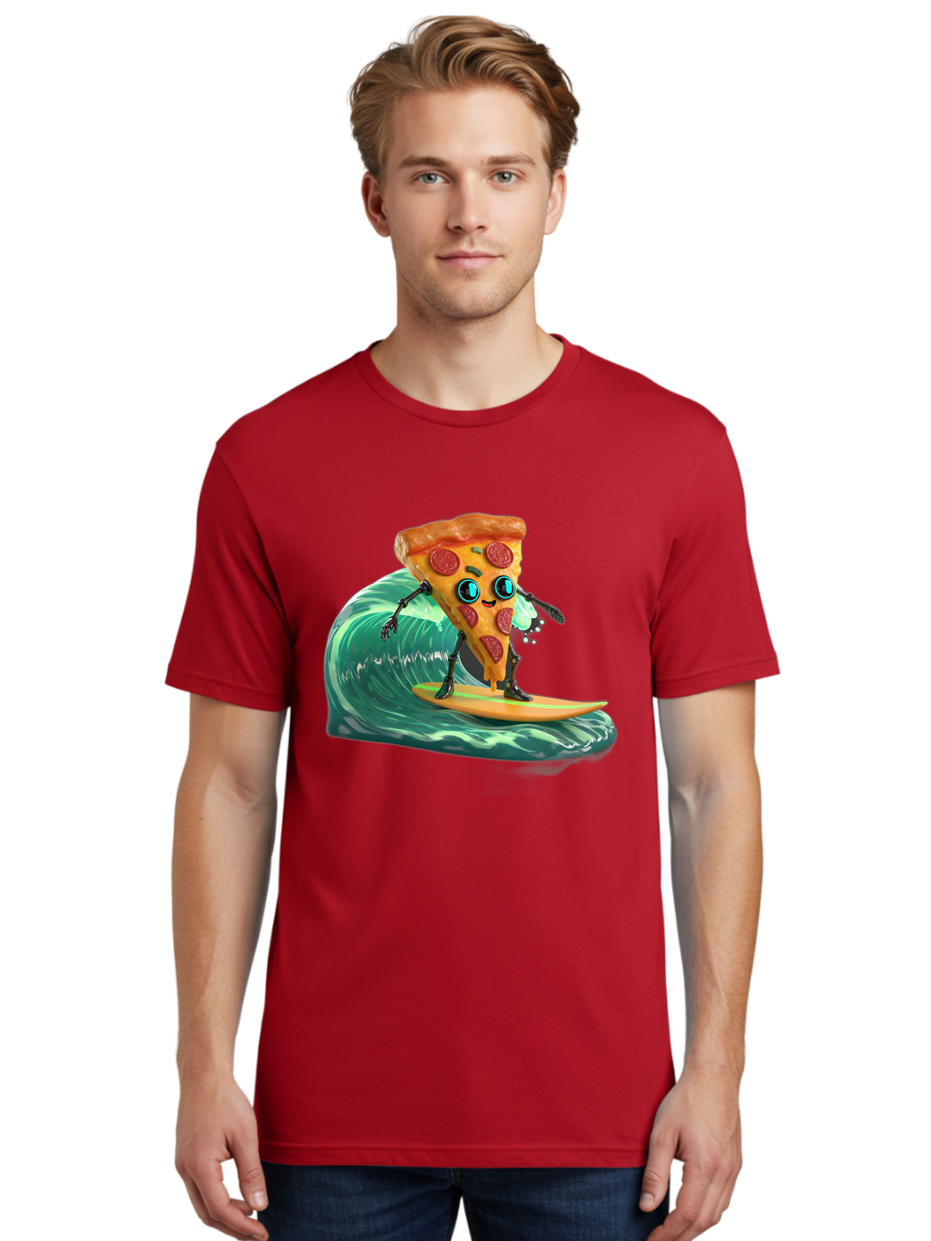 Pizza-Slice-Surfing Men'S Graphic Tee, 100% Cotton, Comfortable Casual Summer Wear, Machine Washable, Vintage Camera, Old Camera, Antique Camera, Black Camera, Classic Photography, Photography Equipment, Nostalgic Device, Film Camera, Bao757