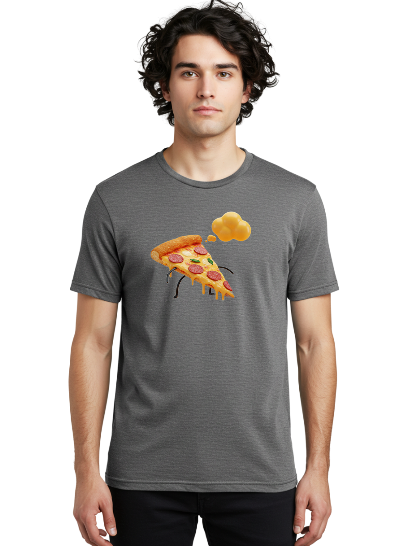 Pizza-Slice-With-Legs Men'S Graphic Tee, 100% Cotton, Comfortable Casual Summer Wear, Machine Washable, Vintage Camera, Old Camera, Antique Camera, Black Camera, Classic Photography, Photography Equipment, Nostalgic Device, Film Camera, Bao758