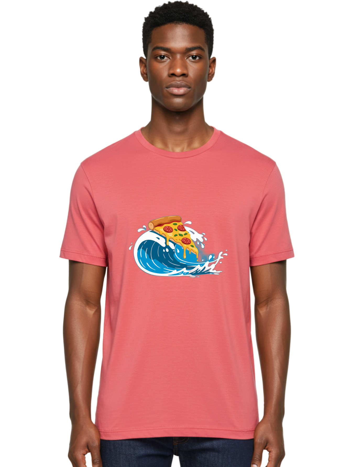 Pizza-Wave Men'S Graphic Tee, 100% Cotton, Comfortable Casual Summer Wear, Machine Washable, Vintage Camera, Old Camera, Antique Camera, Black Camera, Classic Photography, Photography Equipment, Nostalgic Device, Film Camera, Camera Art Bao761