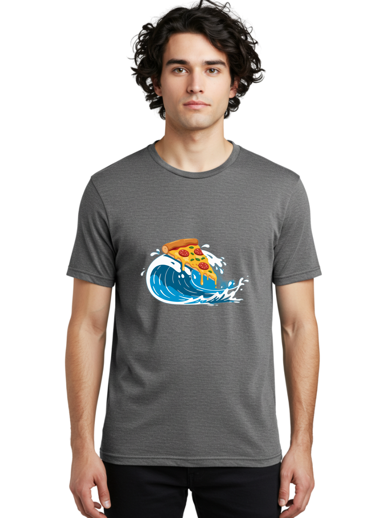 Pizza-Wave Men'S Graphic Tee, 100% Cotton, Comfortable Casual Summer Wear, Machine Washable, Vintage Camera, Old Camera, Antique Camera, Black Camera, Classic Photography, Photography Equipment, Nostalgic Device, Film Camera, Camera Art Bao761