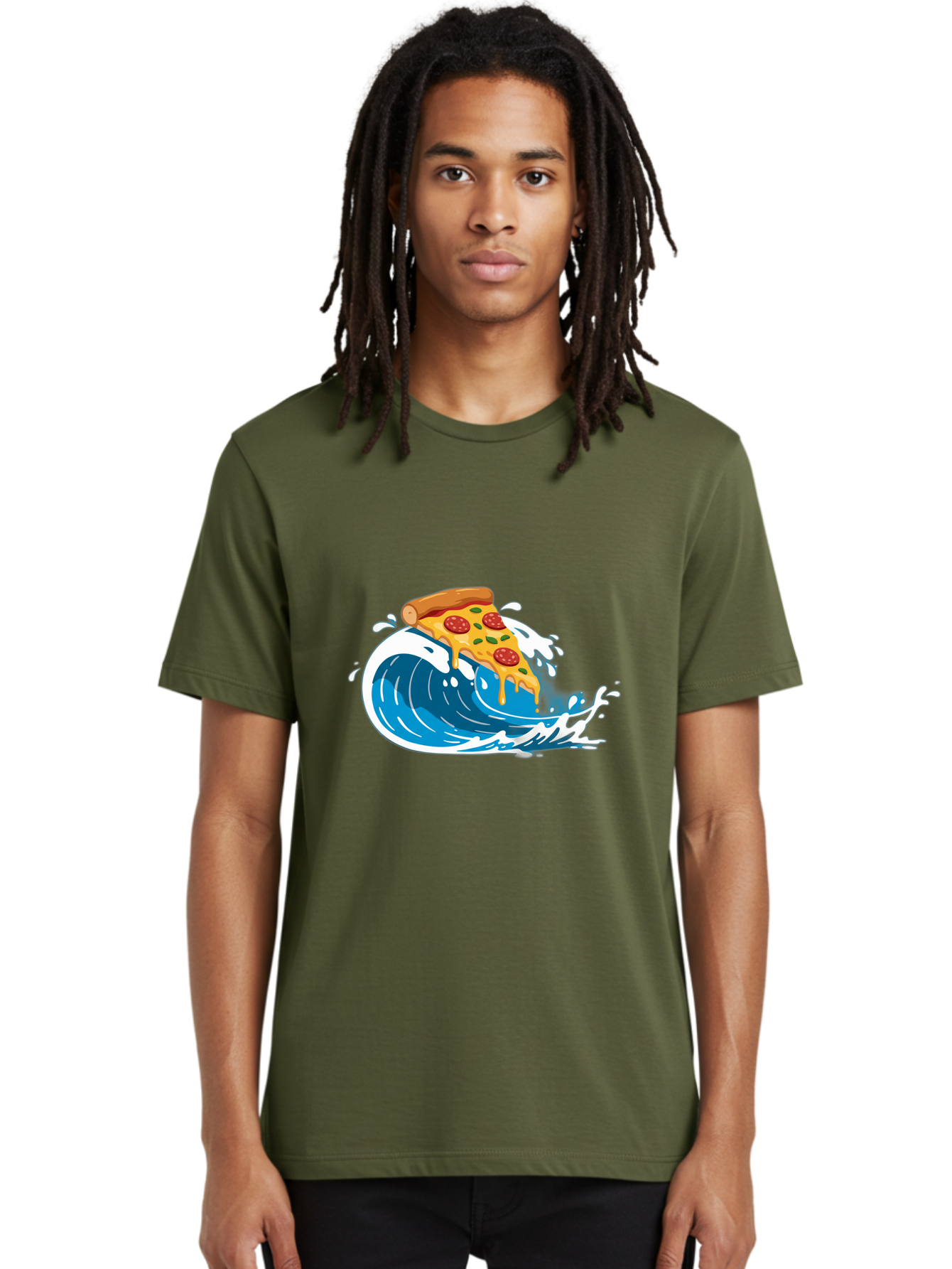 Pizza-Wave Men'S Graphic Tee, 100% Cotton, Comfortable Casual Summer Wear, Machine Washable, Vintage Camera, Old Camera, Antique Camera, Black Camera, Classic Photography, Photography Equipment, Nostalgic Device, Film Camera, Camera Art Bao761