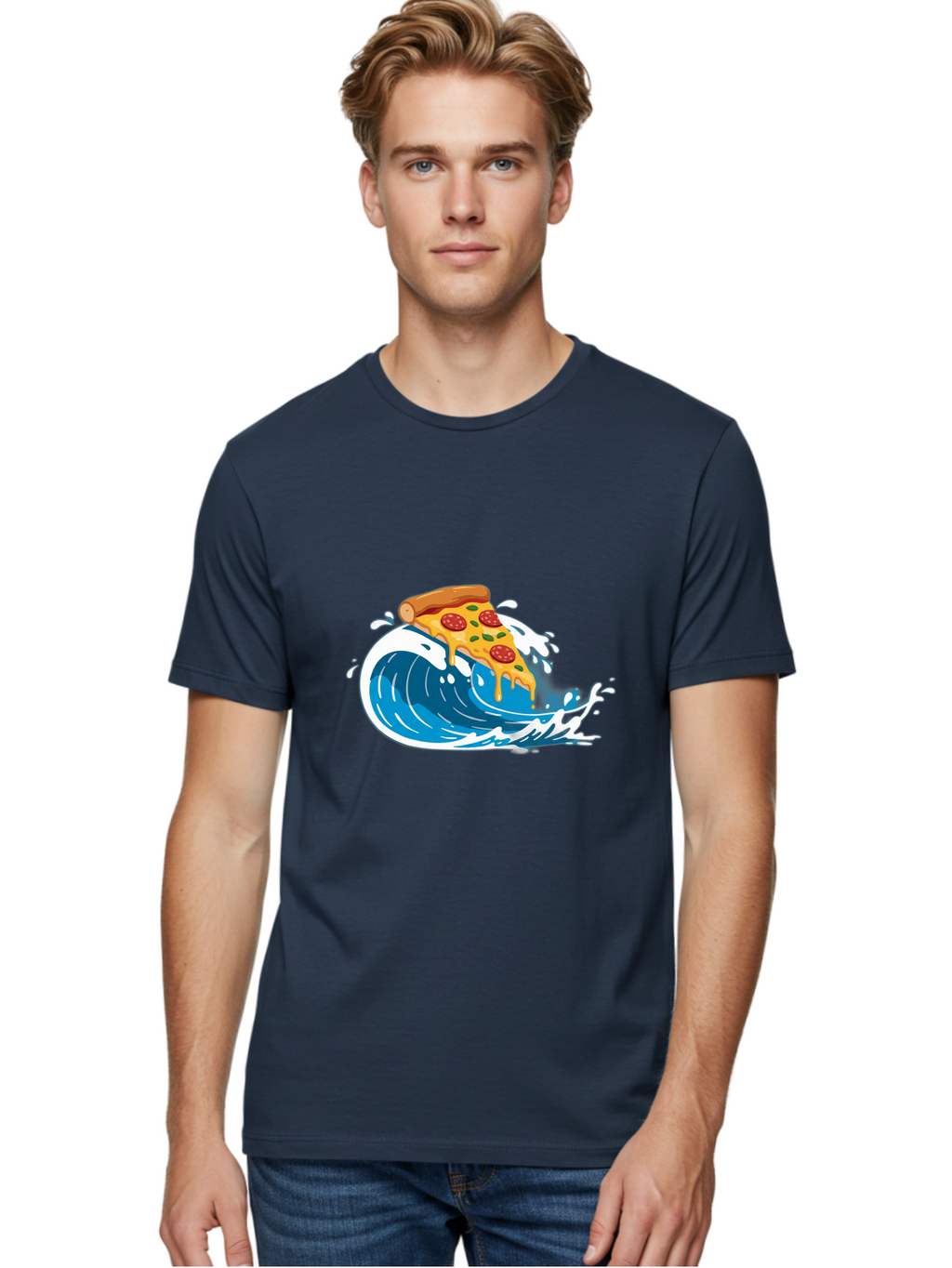 Pizza-Wave Men'S Graphic Tee, 100% Cotton, Comfortable Casual Summer Wear, Machine Washable, Vintage Camera, Old Camera, Antique Camera, Black Camera, Classic Photography, Photography Equipment, Nostalgic Device, Film Camera, Camera Art Bao761