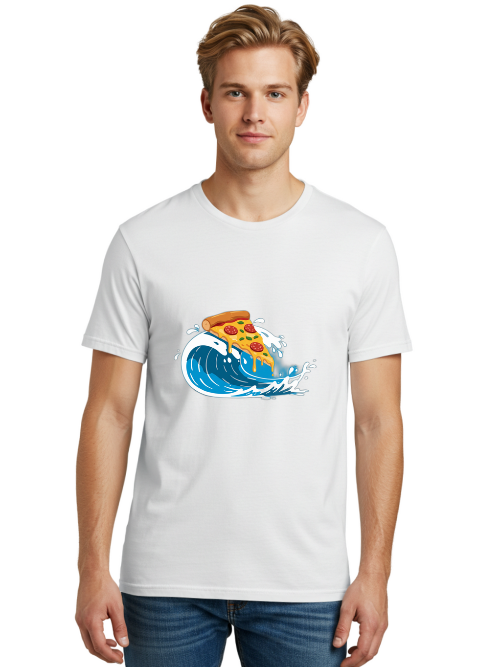 Pizza-Wave Men'S Graphic Tee, 100% Cotton, Comfortable Casual Summer Wear, Machine Washable, Vintage Camera, Old Camera, Antique Camera, Black Camera, Classic Photography, Photography Equipment, Nostalgic Device, Film Camera, Camera Art Bao761