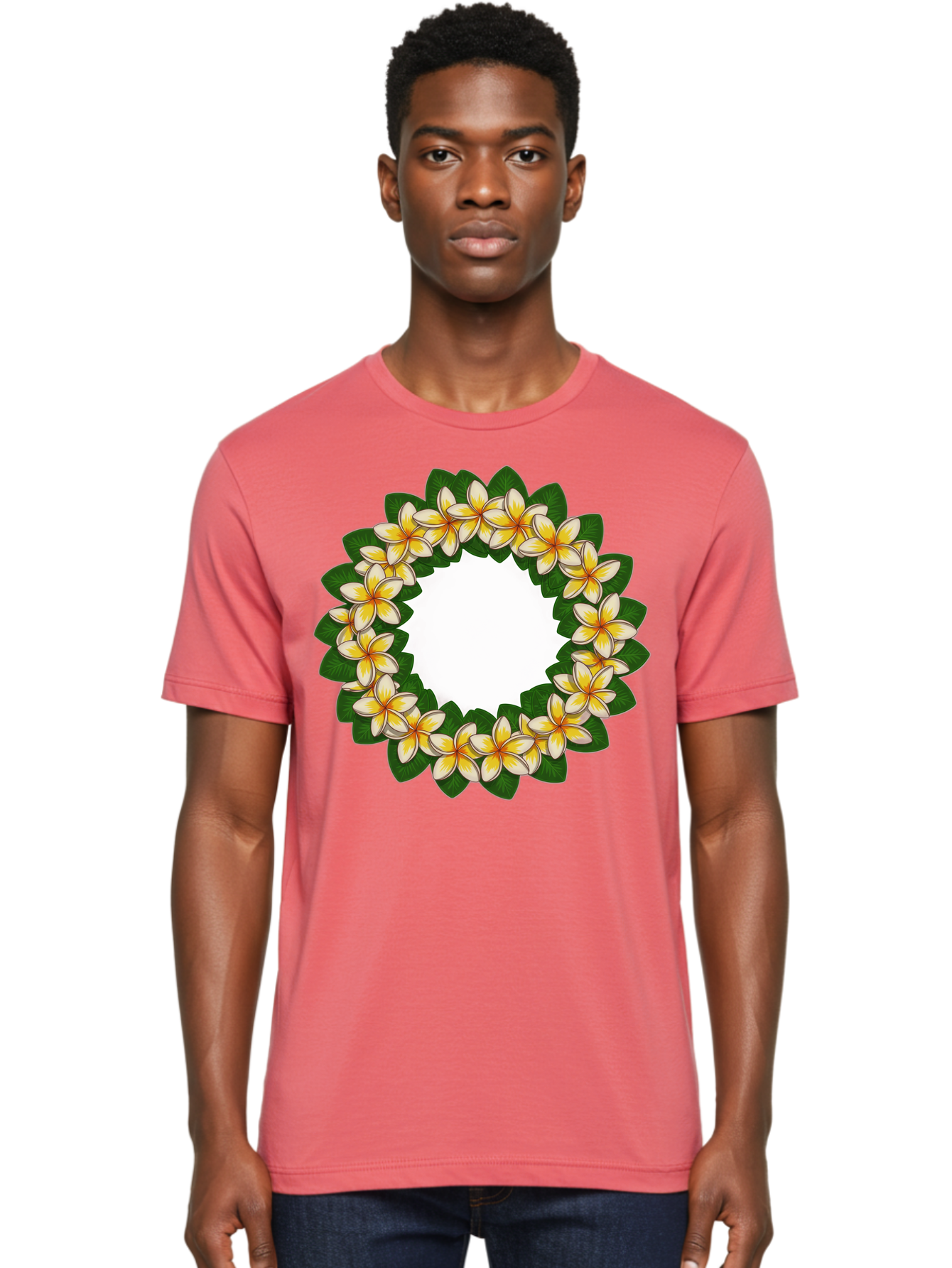 Plumeria-Wreath Men'S Graphic Tee, 100% Cotton, Comfortable Casual Summer Wear, Machine Washable, Vintage Camera, Old Camera, Antique Camera, Black Camera, Classic Photography, Photography Equipment, Nostalgic Device, Film Camera, Camera Art Bao763