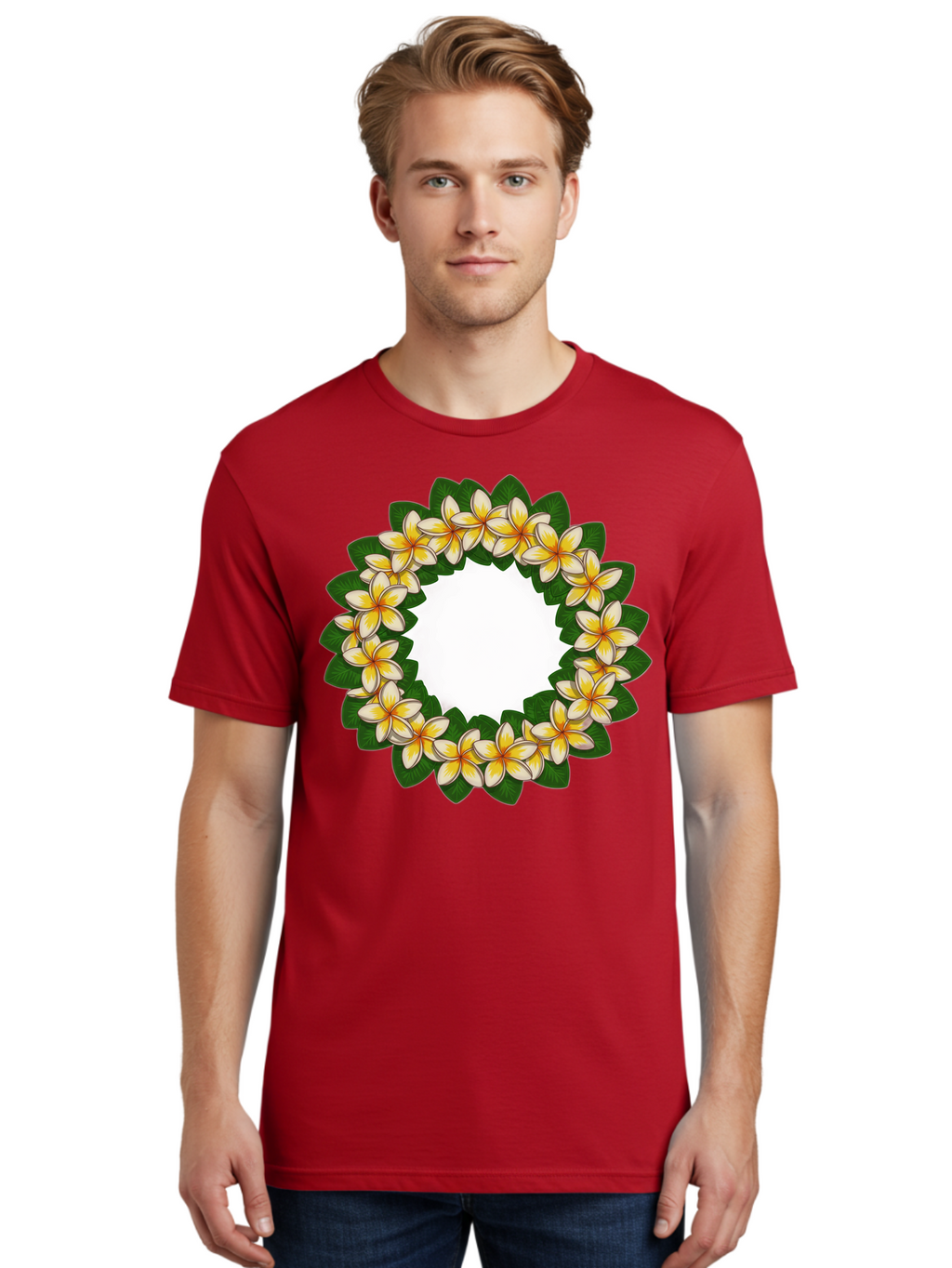 Plumeria-Wreath Men'S Graphic Tee, 100% Cotton, Comfortable Casual Summer Wear, Machine Washable, Vintage Camera, Old Camera, Antique Camera, Black Camera, Classic Photography, Photography Equipment, Nostalgic Device, Film Camera, Camera Art Bao763