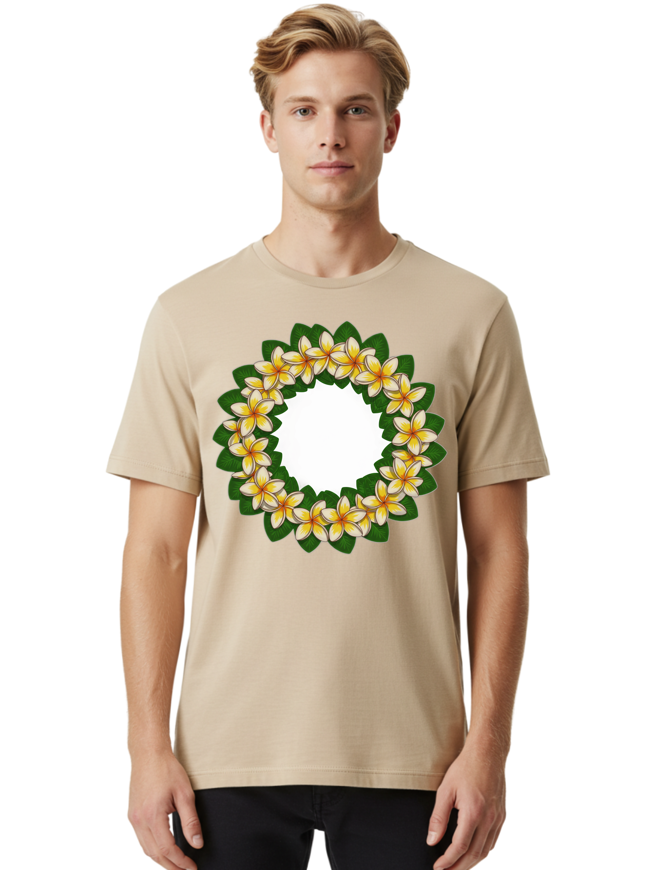 Plumeria-Wreath Men'S Graphic Tee, 100% Cotton, Comfortable Casual Summer Wear, Machine Washable, Vintage Camera, Old Camera, Antique Camera, Black Camera, Classic Photography, Photography Equipment, Nostalgic Device, Film Camera, Camera Art Bao763