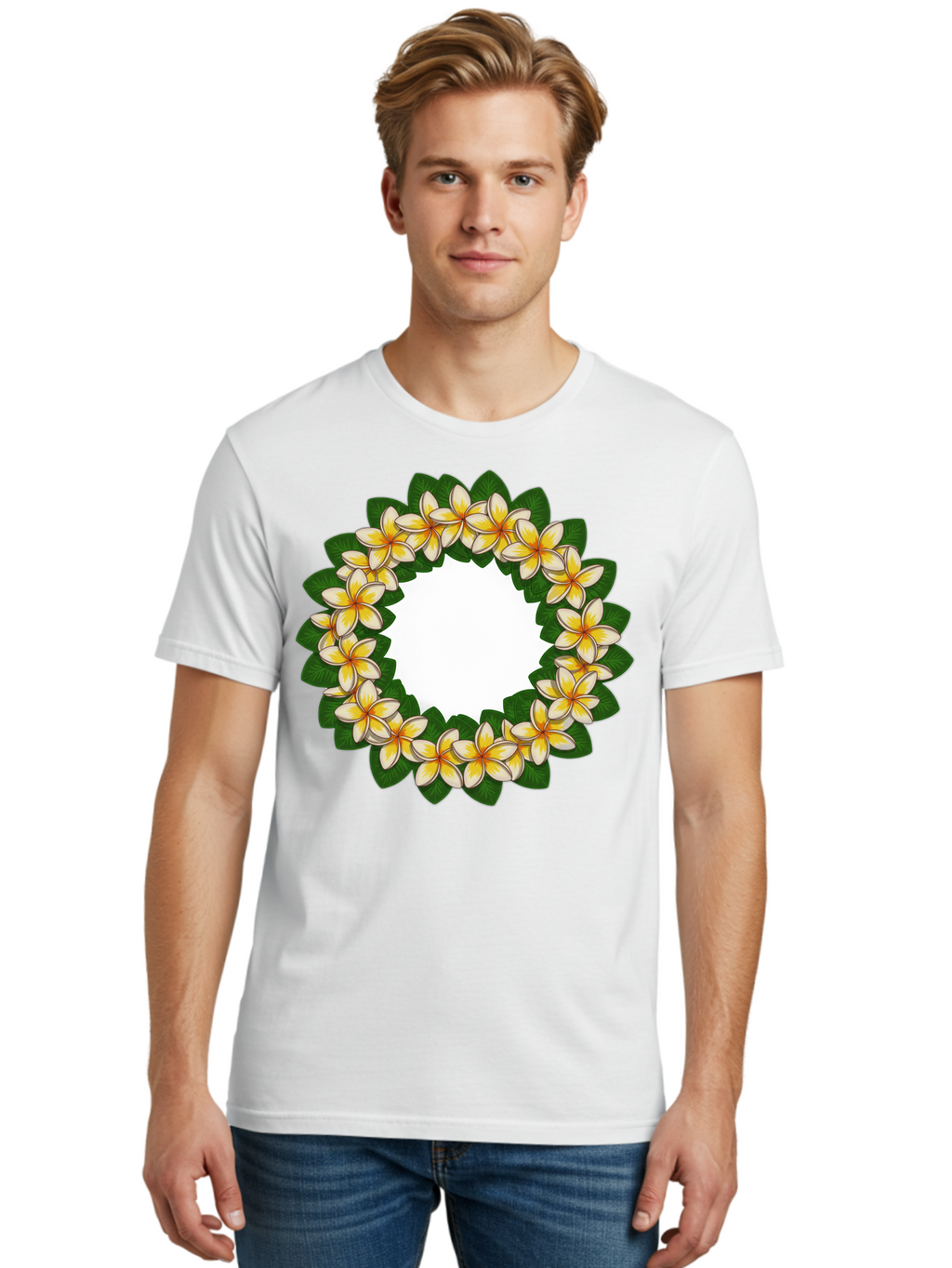 Plumeria-Wreath Men'S Graphic Tee, 100% Cotton, Comfortable Casual Summer Wear, Machine Washable, Vintage Camera, Old Camera, Antique Camera, Black Camera, Classic Photography, Photography Equipment, Nostalgic Device, Film Camera, Camera Art Bao763