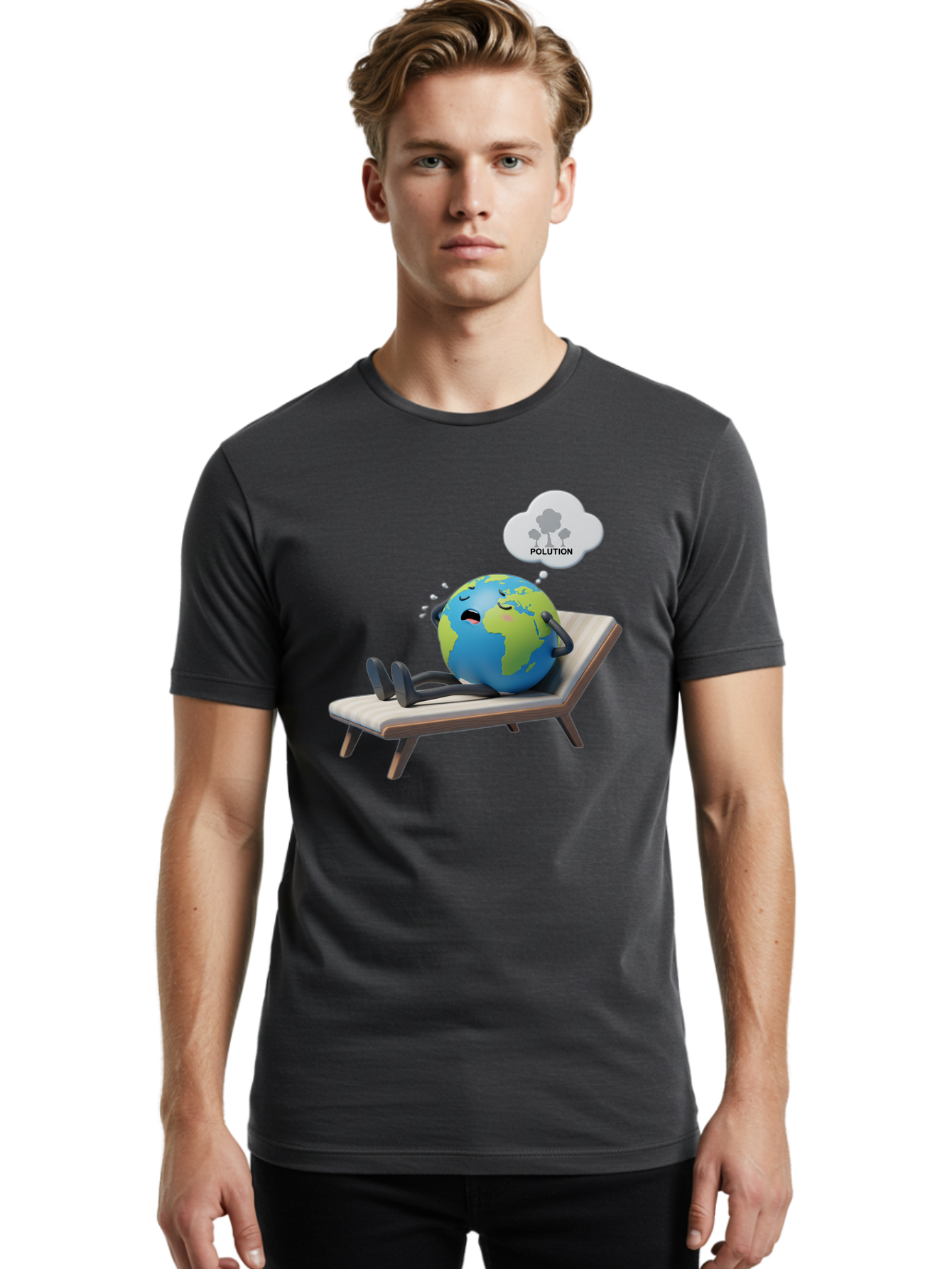 Polution Men'S Graphic Tee, 100% Cotton, Comfortable Casual Summer Wear, Machine Washable, Vintage Camera, Old Camera, Antique Camera, Black Camera, Classic Photography, Photography Equipment, Nostalgic Device, Film Camera, Camera Art Bao764