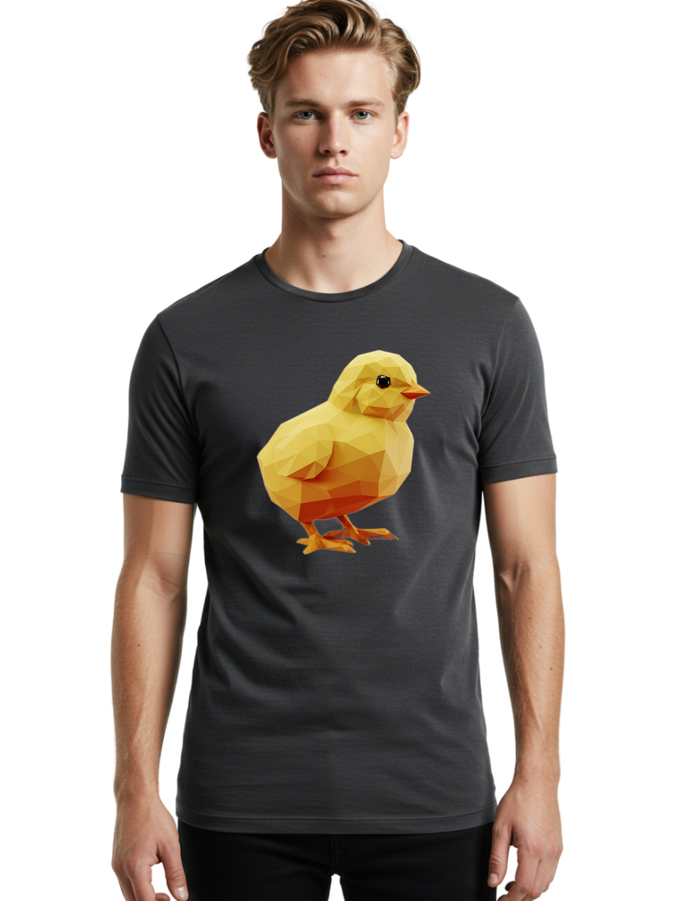 Polygonal-Chick Men'S Graphic Tee, 100% Cotton, Comfortable Casual Summer Wear, Machine Washable, Vintage Camera, Old Camera, Antique Camera, Black Camera, Classic Photography, Photography Equipment, Nostalgic Device, Film Camera, Camera Art Bao765