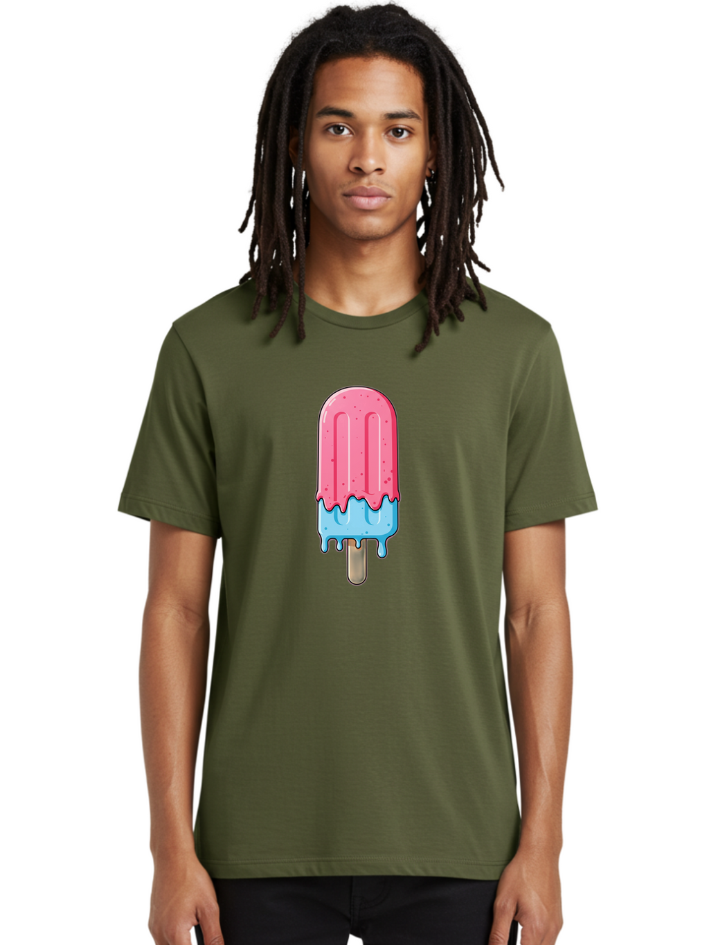 Popsicle Men'S Graphic Tee, 100% Cotton, Comfortable Casual Summer Wear, Machine Washable, Vintage Camera, Old Camera, Antique Camera, Black Camera, Classic Photography, Photography Equipment, Nostalgic Device, Film Camera, Camera Art Bao767