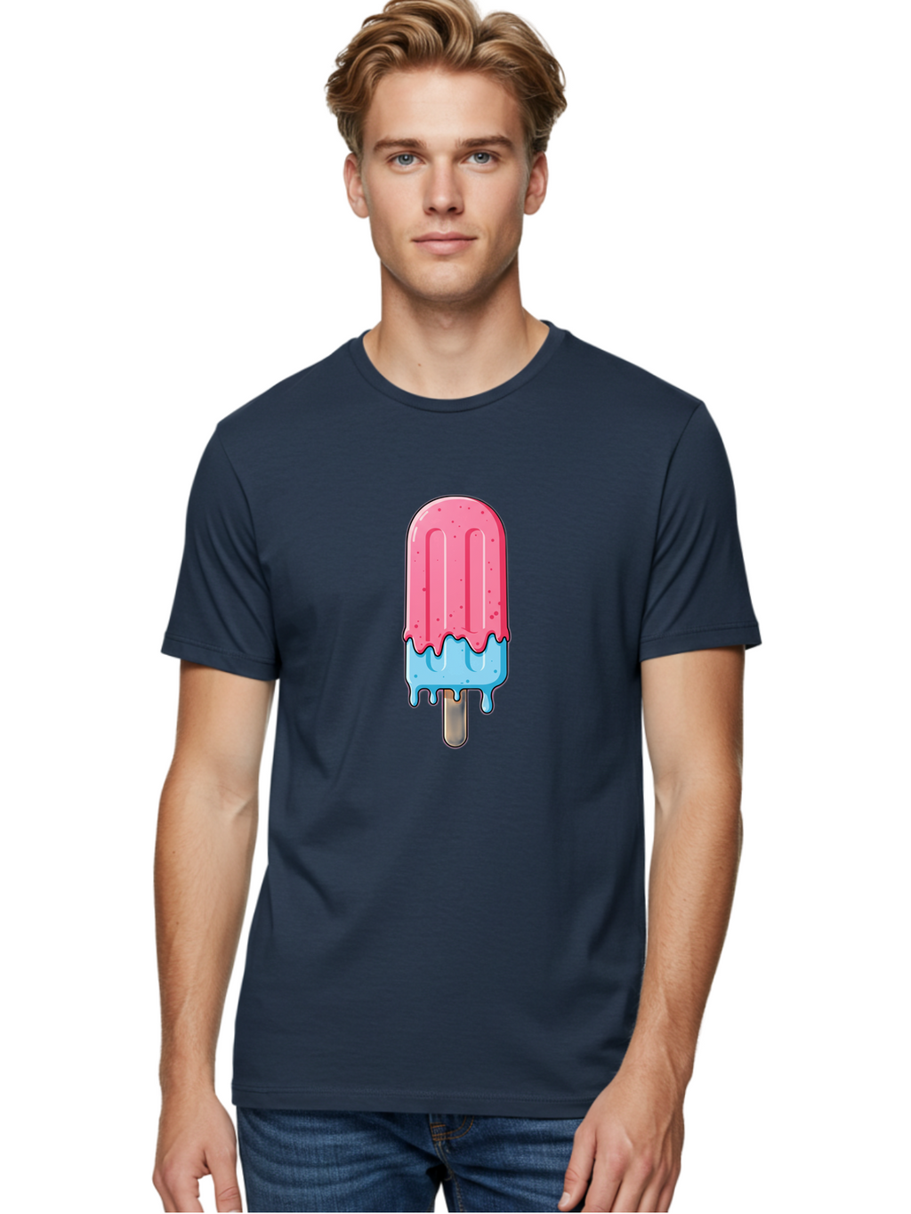 Popsicle Men'S Graphic Tee, 100% Cotton, Comfortable Casual Summer Wear, Machine Washable, Vintage Camera, Old Camera, Antique Camera, Black Camera, Classic Photography, Photography Equipment, Nostalgic Device, Film Camera, Camera Art Bao767