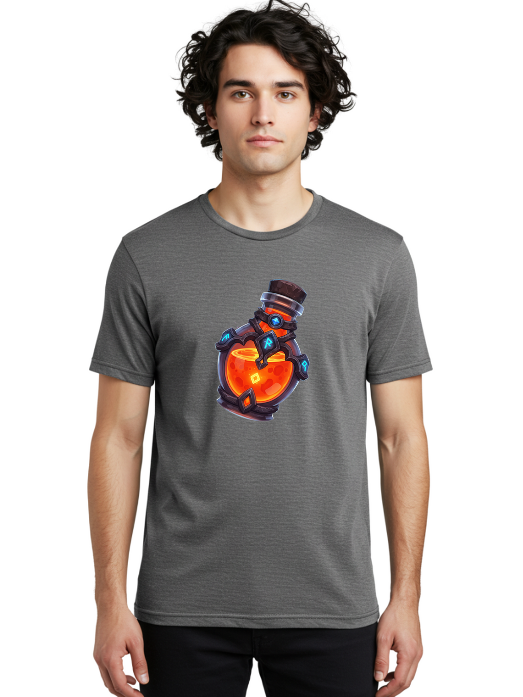Potion-Bottle Men'S Graphic Tee, 100% Cotton, Comfortable Casual Summer Wear, Machine Washable, Vintage Camera, Old Camera, Antique Camera, Black Camera, Classic Photography, Photography Equipment, Nostalgic Device, Film Camera, Camera Art Bao768