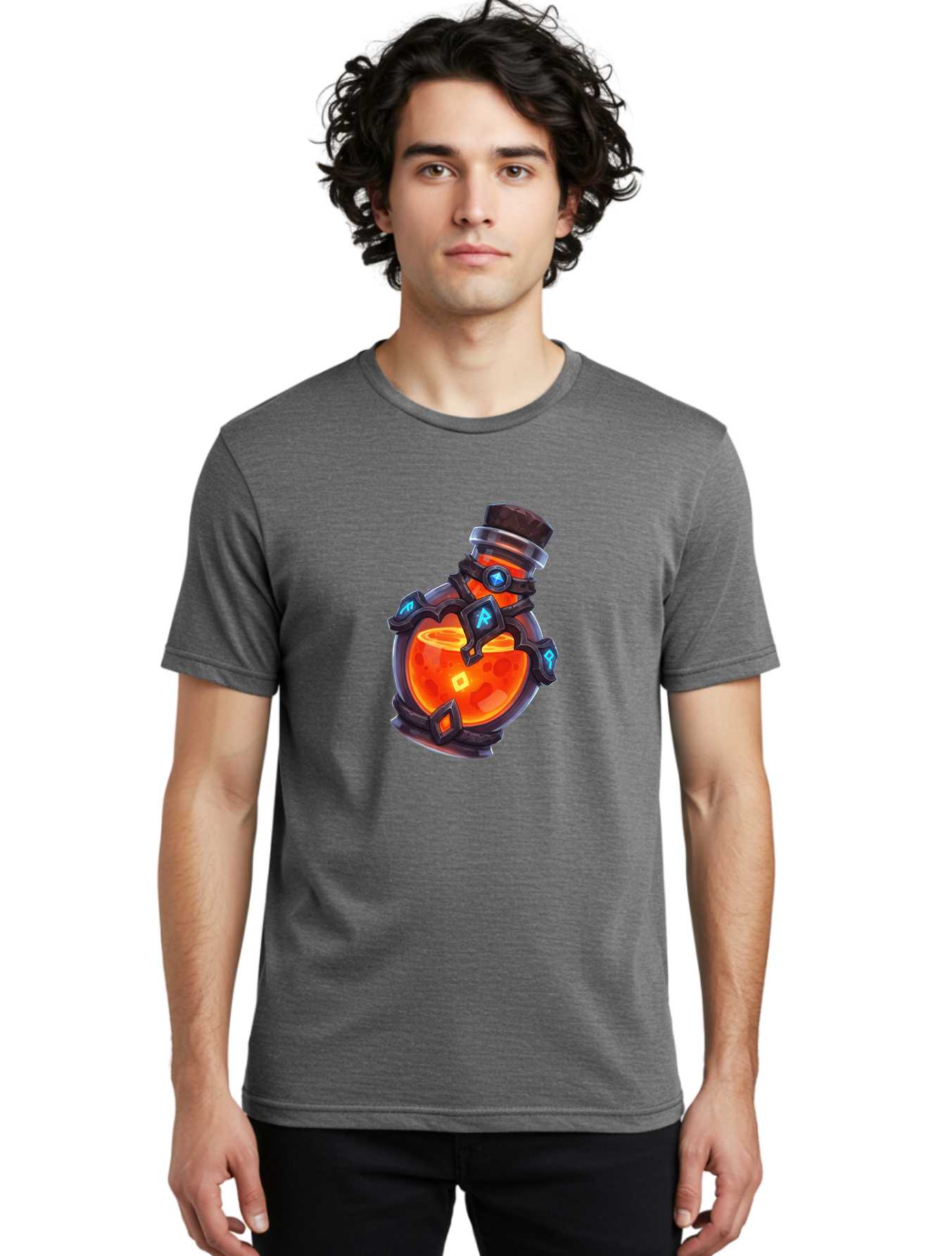 Potion-Bottle Men'S Graphic Tee, 100% Cotton, Comfortable Casual Summer Wear, Machine Washable, Vintage Camera, Old Camera, Antique Camera, Black Camera, Classic Photography, Photography Equipment, Nostalgic Device, Film Camera, Camera Art Bao768