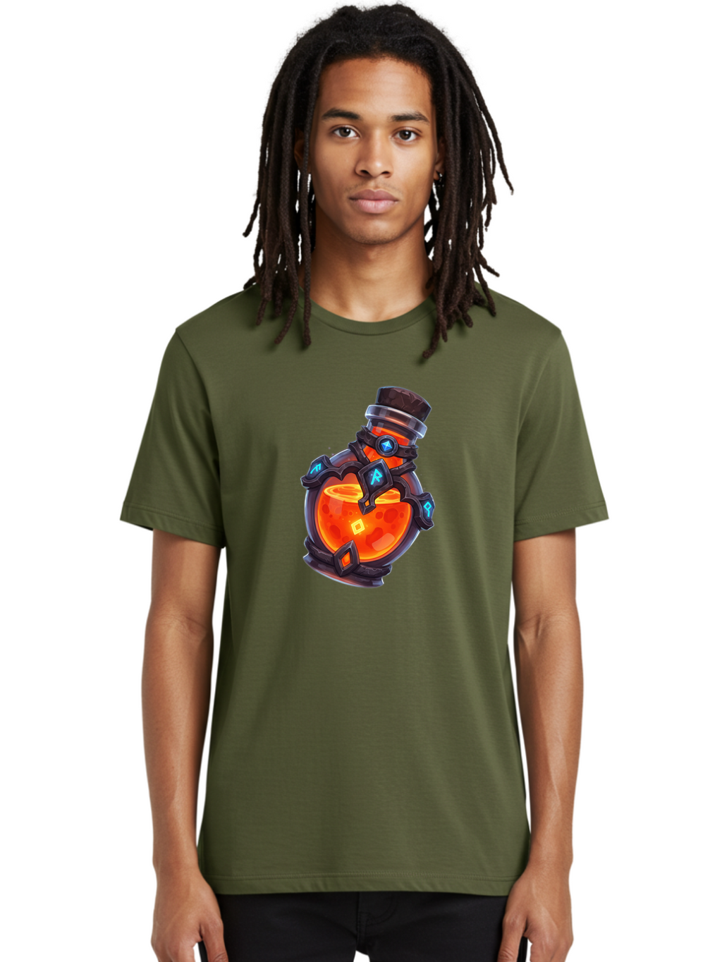 Potion-Bottle Men'S Graphic Tee, 100% Cotton, Comfortable Casual Summer Wear, Machine Washable, Vintage Camera, Old Camera, Antique Camera, Black Camera, Classic Photography, Photography Equipment, Nostalgic Device, Film Camera, Camera Art Bao768
