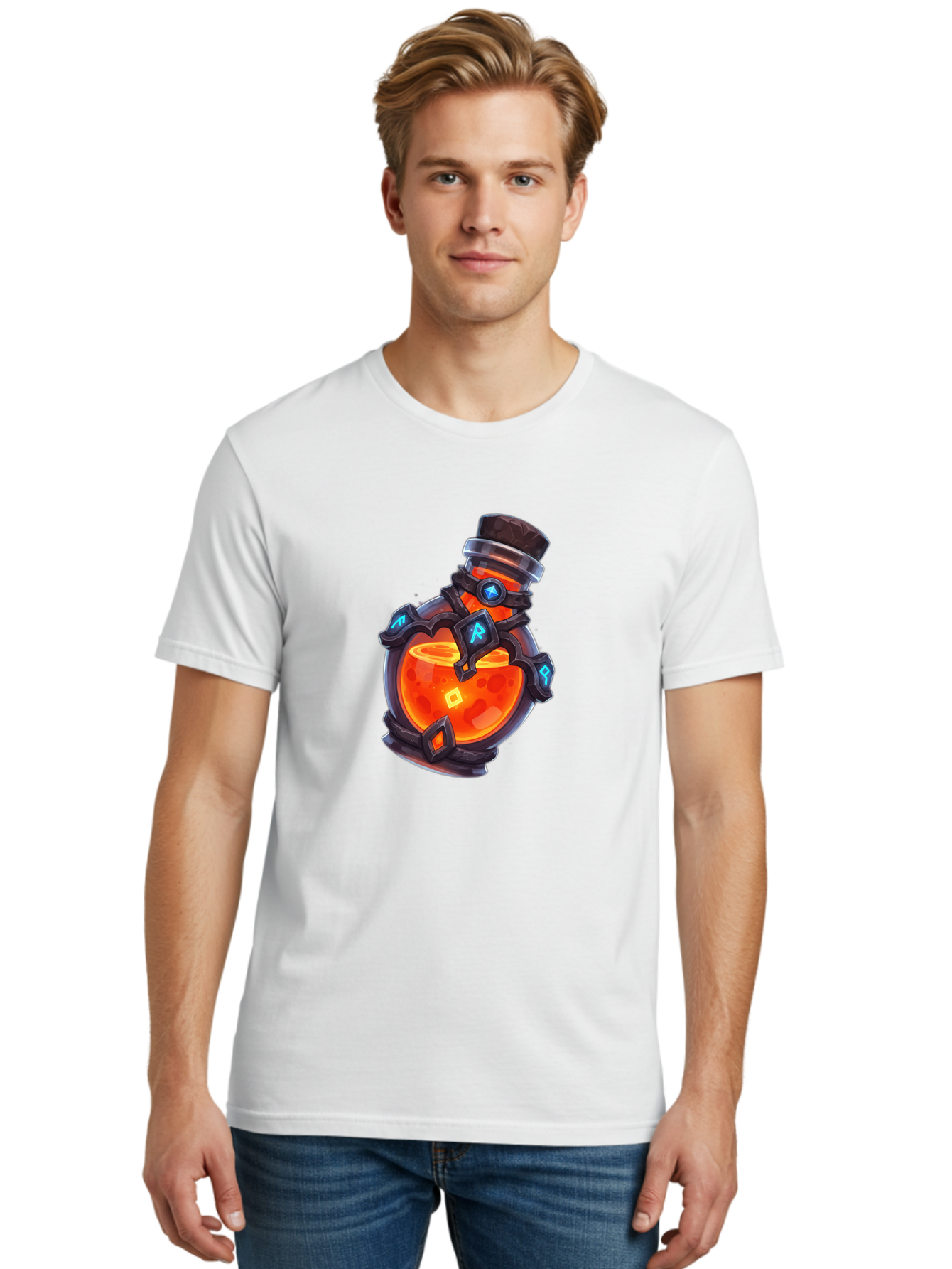 Potion-Bottle Men'S Graphic Tee, 100% Cotton, Comfortable Casual Summer Wear, Machine Washable, Vintage Camera, Old Camera, Antique Camera, Black Camera, Classic Photography, Photography Equipment, Nostalgic Device, Film Camera, Camera Art Bao768