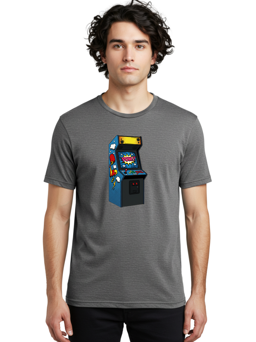 Pow Men'S Graphic Tee, 100% Cotton, Comfortable Casual Summer Wear, Machine Washable, Vintage Camera, Old Camera, Antique Camera, Black Camera, Classic Photography, Photography Equipment, Nostalgic Device, Film Camera, Camera Art Bao769