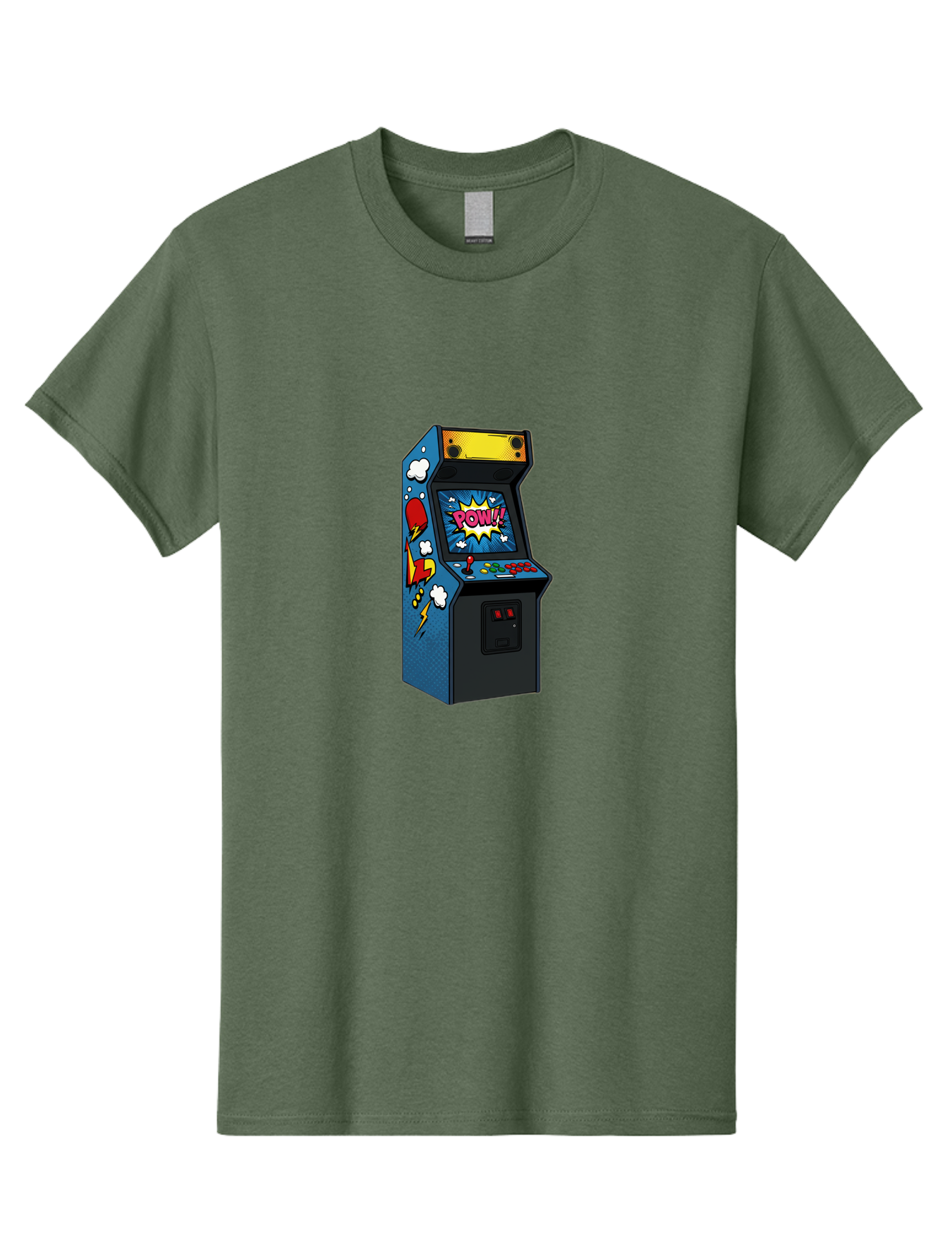 Pow Men'S Graphic Tee, 100% Cotton, Comfortable Casual Summer Wear, Machine Washable, Vintage Camera, Old Camera, Antique Camera, Black Camera, Classic Photography, Photography Equipment, Nostalgic Device, Film Camera, Camera Art Bao769