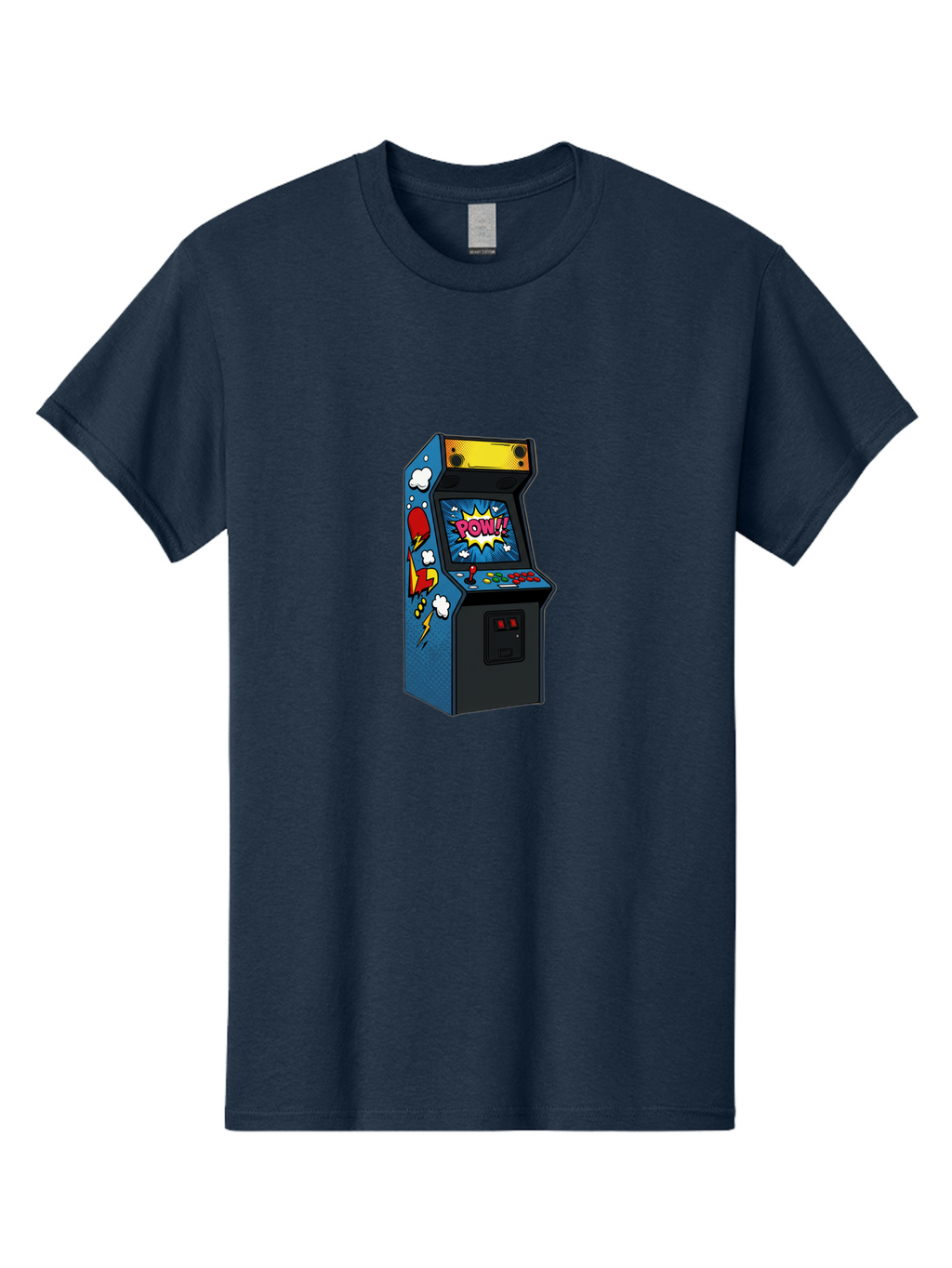 Pow Men'S Graphic Tee, 100% Cotton, Comfortable Casual Summer Wear, Machine Washable, Vintage Camera, Old Camera, Antique Camera, Black Camera, Classic Photography, Photography Equipment, Nostalgic Device, Film Camera, Camera Art Bao769