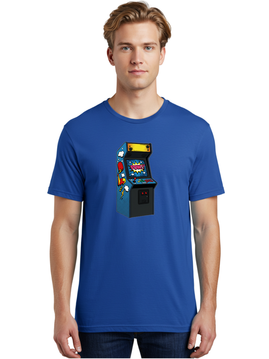 Pow Men'S Graphic Tee, 100% Cotton, Comfortable Casual Summer Wear, Machine Washable, Vintage Camera, Old Camera, Antique Camera, Black Camera, Classic Photography, Photography Equipment, Nostalgic Device, Film Camera, Camera Art Bao769