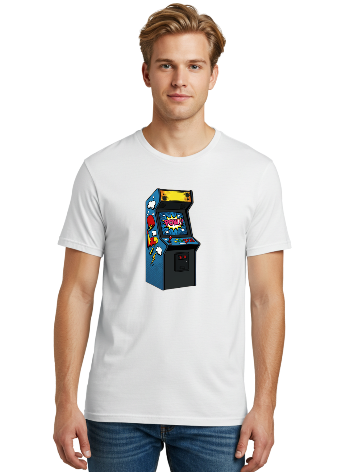 Pow Men'S Graphic Tee, 100% Cotton, Comfortable Casual Summer Wear, Machine Washable, Vintage Camera, Old Camera, Antique Camera, Black Camera, Classic Photography, Photography Equipment, Nostalgic Device, Film Camera, Camera Art Bao769