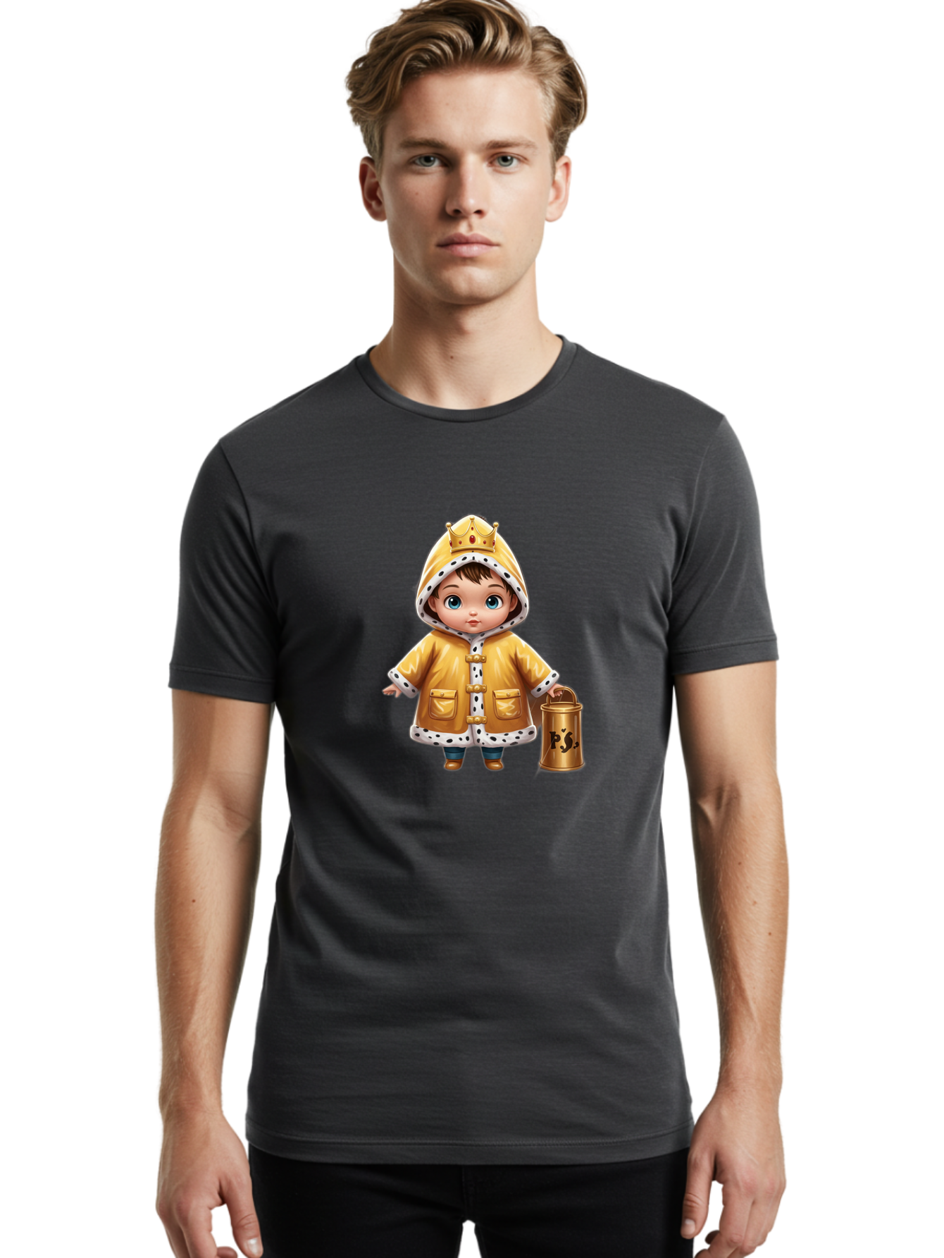 Prince-With-Coin-Jar Men'S Graphic Tee, 100% Cotton, Comfortable Casual Summer Wear, Machine Washable, Vintage Camera, Old Camera, Antique Camera, Black Camera, Classic Photography, Photography Equipment, Nostalgic Device, Film Camera, Bao770
