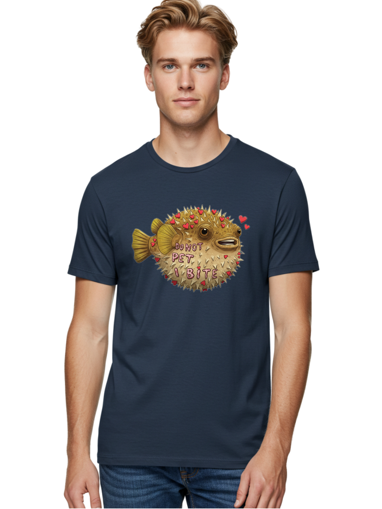Puffy-Pufferfish-Do-Not-Pet-I-Bite Men'S Graphic Tee, 100% Cotton, Comfortable Casual Summer Wear, Machine Washable, Vintage Camera, Old Camera, Antique Camera, Black Camera, Classic Photography, Photography Equipment, Nostalgic Device, Bao771