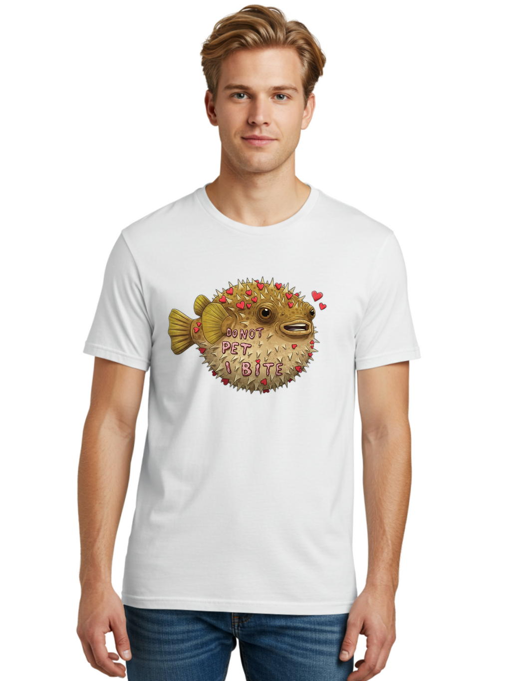 Puffy-Pufferfish-Do-Not-Pet-I-Bite Men'S Graphic Tee, 100% Cotton, Comfortable Casual Summer Wear, Machine Washable, Vintage Camera, Old Camera, Antique Camera, Black Camera, Classic Photography, Photography Equipment, Nostalgic Device, Bao771
