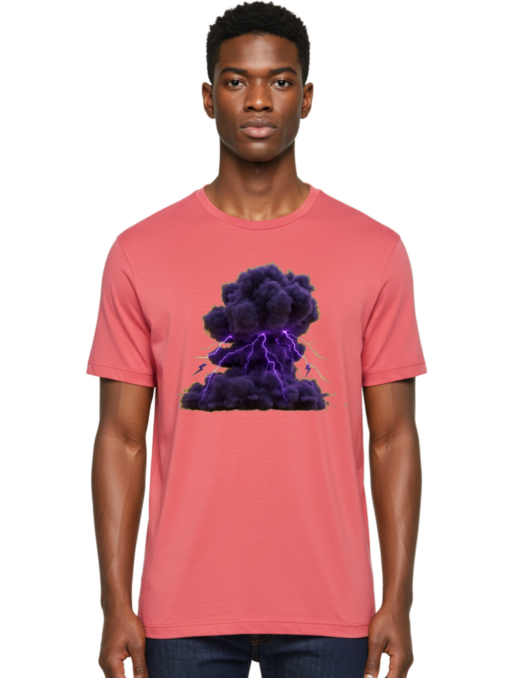 Purple-Cloud-Explosion Men'S Graphic Tee, 100% Cotton, Comfortable Casual Summer Wear, Machine Washable, Vintage Camera, Old Camera, Antique Camera, Black Camera, Classic Photography, Photography Equipment, Nostalgic Device, Film Camera, Bao772