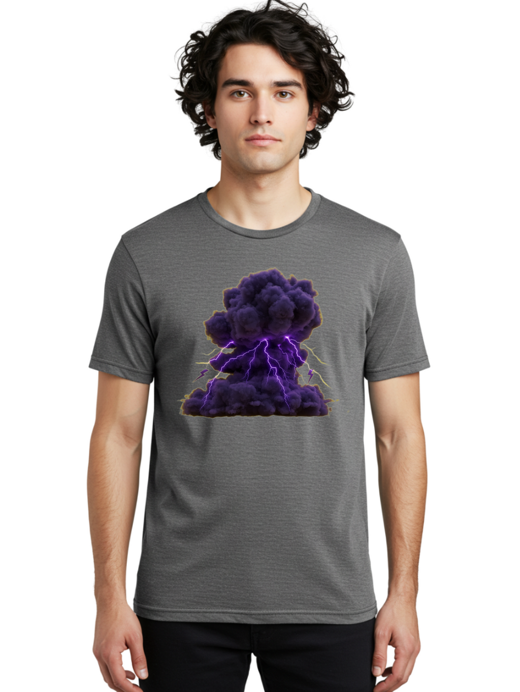 Purple-Cloud-Explosion Men'S Graphic Tee, 100% Cotton, Comfortable Casual Summer Wear, Machine Washable, Vintage Camera, Old Camera, Antique Camera, Black Camera, Classic Photography, Photography Equipment, Nostalgic Device, Film Camera, Bao772