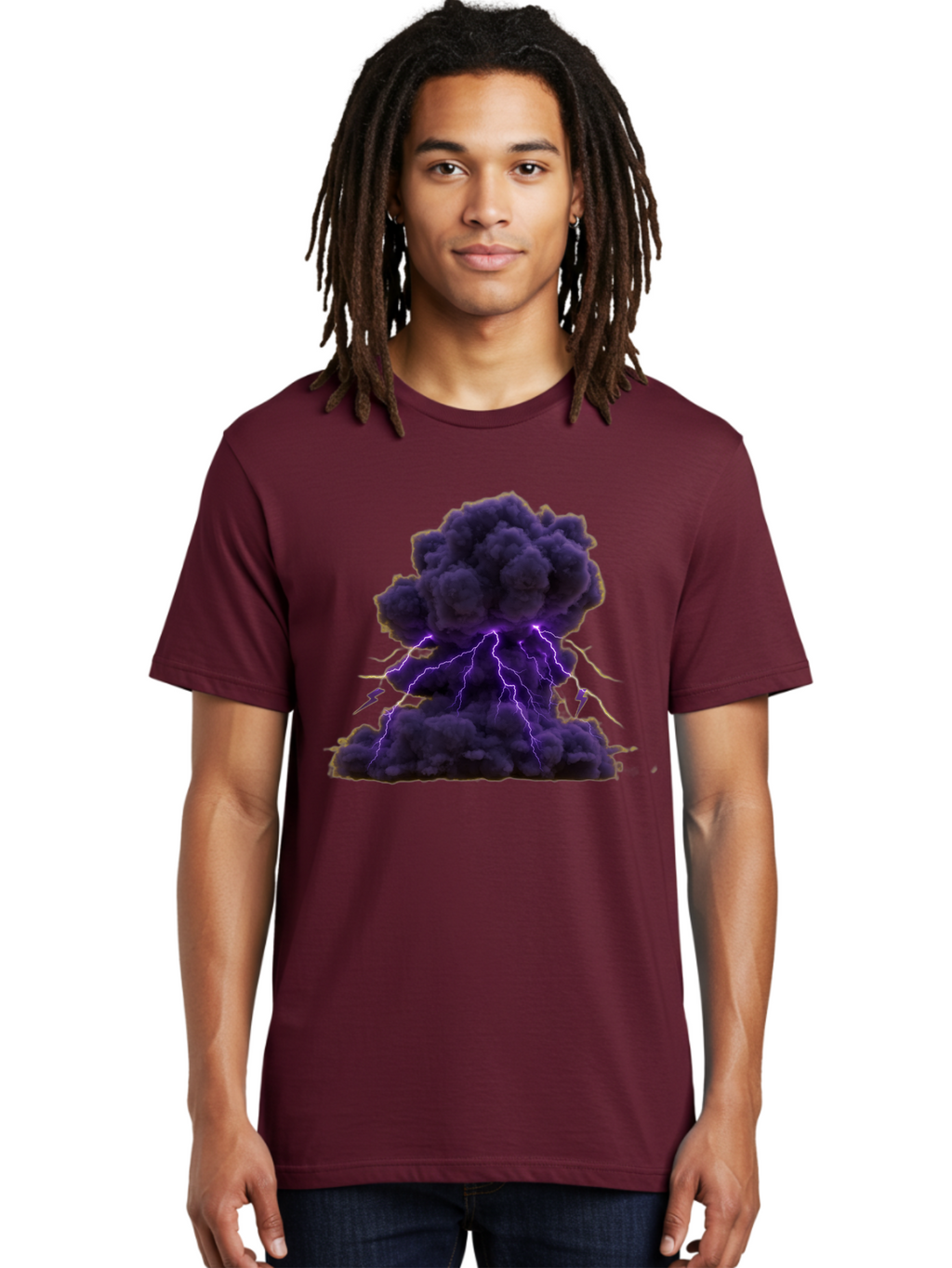 Purple-Cloud-Explosion Men'S Graphic Tee, 100% Cotton, Comfortable Casual Summer Wear, Machine Washable, Vintage Camera, Old Camera, Antique Camera, Black Camera, Classic Photography, Photography Equipment, Nostalgic Device, Film Camera, Bao772