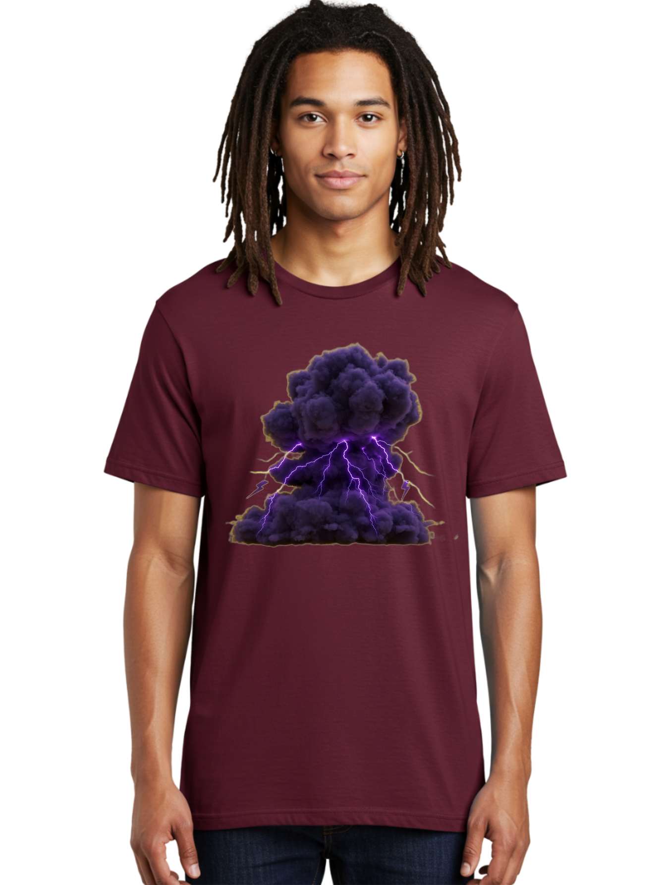 Purple-Cloud-Explosion Men'S Graphic Tee, 100% Cotton, Comfortable Casual Summer Wear, Machine Washable, Vintage Camera, Old Camera, Antique Camera, Black Camera, Classic Photography, Photography Equipment, Nostalgic Device, Film Camera, Bao772