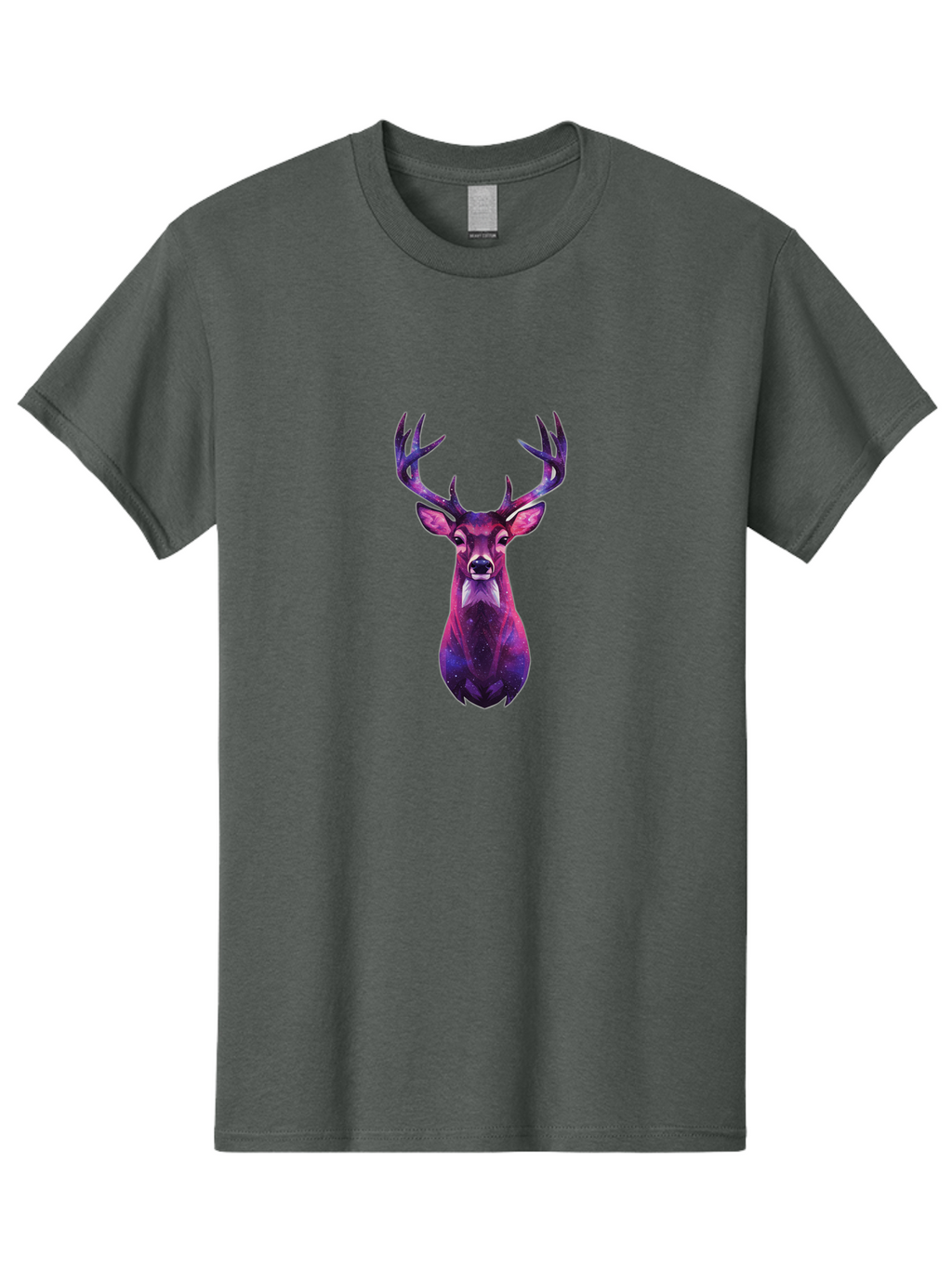 Purple-Deer-Head Men'S Graphic Tee, 100% Cotton, Comfortable Casual Summer Wear, Machine Washable, Vintage Camera, Old Camera, Antique Camera, Black Camera, Classic Photography, Photography Equipment, Nostalgic Device, Film Camera, Camera Art Bao773