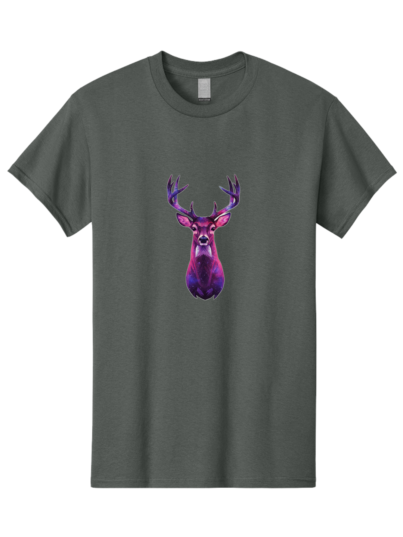 Purple-Deer-Head Men'S Graphic Tee, 100% Cotton, Comfortable Casual Summer Wear, Machine Washable, Vintage Camera, Old Camera, Antique Camera, Black Camera, Classic Photography, Photography Equipment, Nostalgic Device, Film Camera, Camera Art Bao773