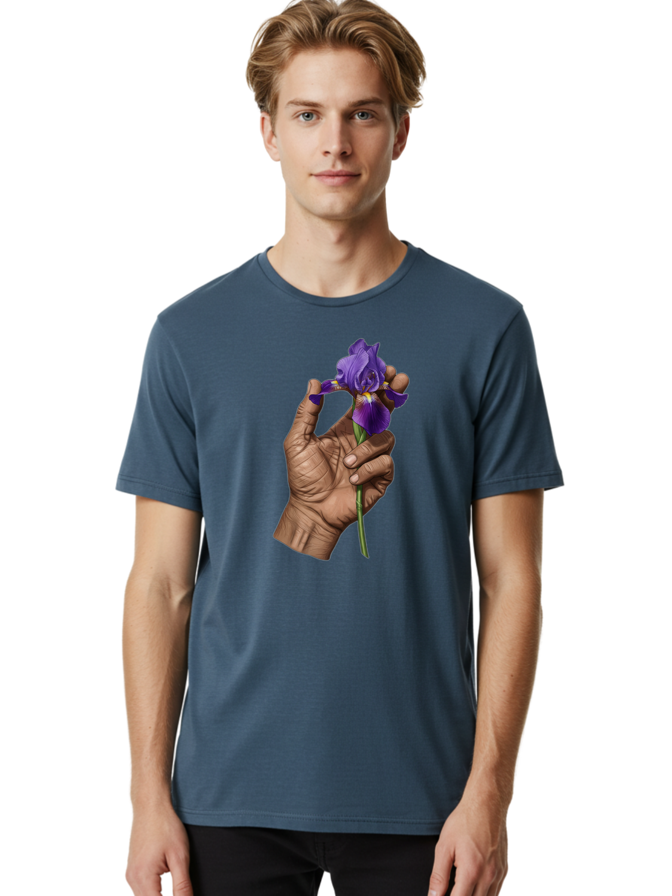 Purple-Iris Men'S Graphic Tee, 100% Cotton, Comfortable Casual Summer Wear, Machine Washable, Vintage Camera, Old Camera, Antique Camera, Black Camera, Classic Photography, Photography Equipment, Nostalgic Device, Film Camera, Camera Art Bao774