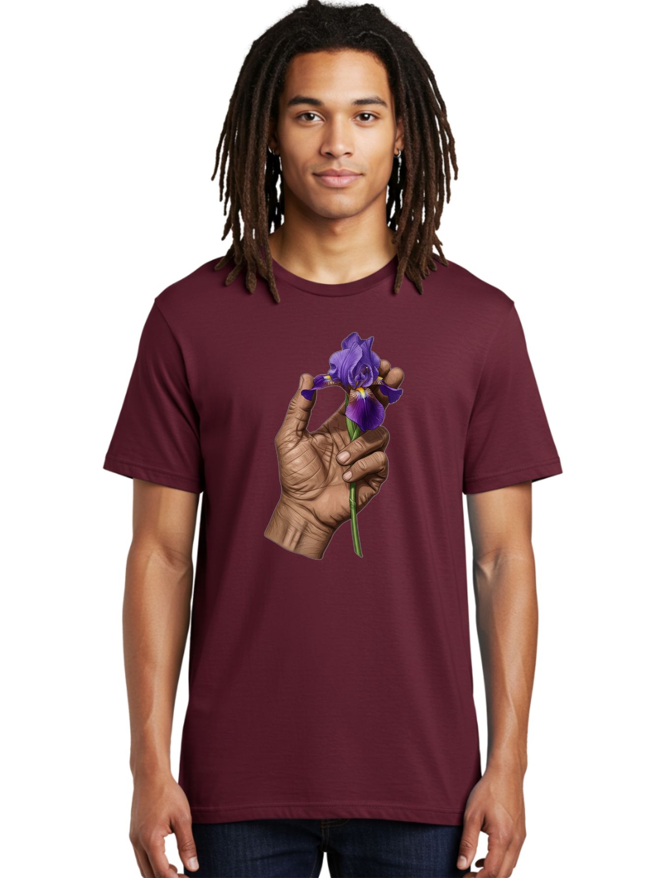 Purple-Iris Men'S Graphic Tee, 100% Cotton, Comfortable Casual Summer Wear, Machine Washable, Vintage Camera, Old Camera, Antique Camera, Black Camera, Classic Photography, Photography Equipment, Nostalgic Device, Film Camera, Camera Art Bao774