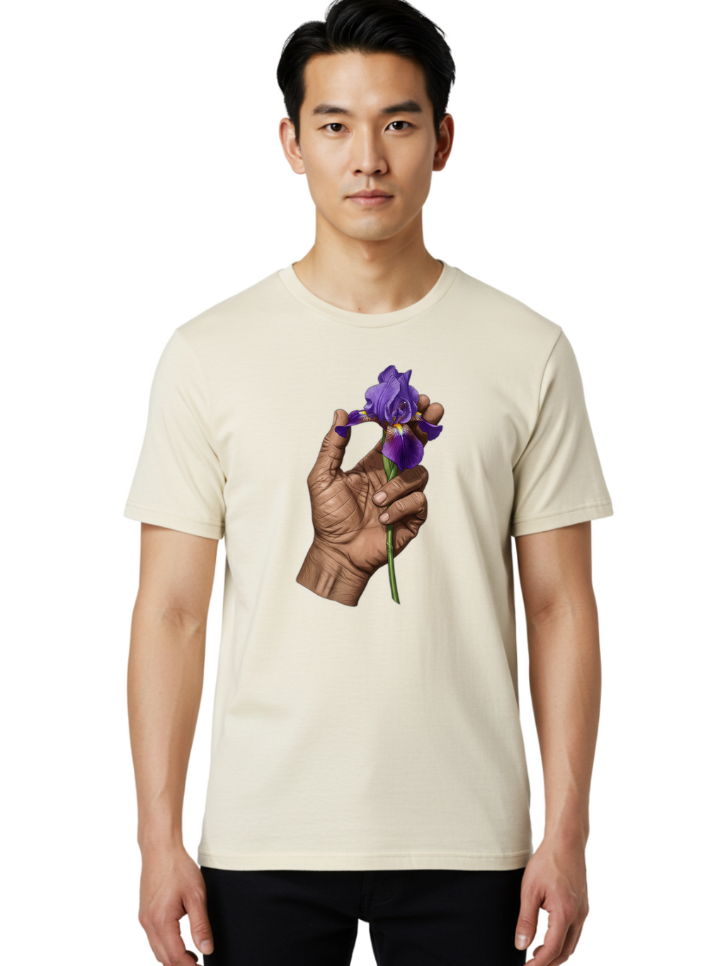 Purple-Iris Men'S Graphic Tee, 100% Cotton, Comfortable Casual Summer Wear, Machine Washable, Vintage Camera, Old Camera, Antique Camera, Black Camera, Classic Photography, Photography Equipment, Nostalgic Device, Film Camera, Camera Art Bao774