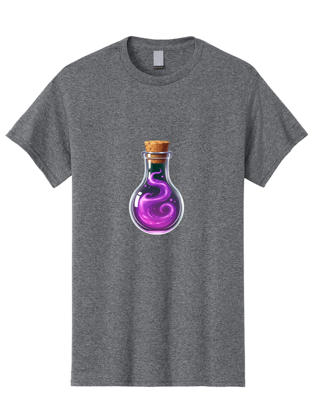 Purple-Potion-Bottle Men'S Graphic Tee, 100% Cotton, Comfortable Casual Summer Wear, Machine Washable, Vintage Camera, Old Camera, Antique Camera, Black Camera, Classic Photography, Photography Equipment, Nostalgic Device, Film Camera, Bao775