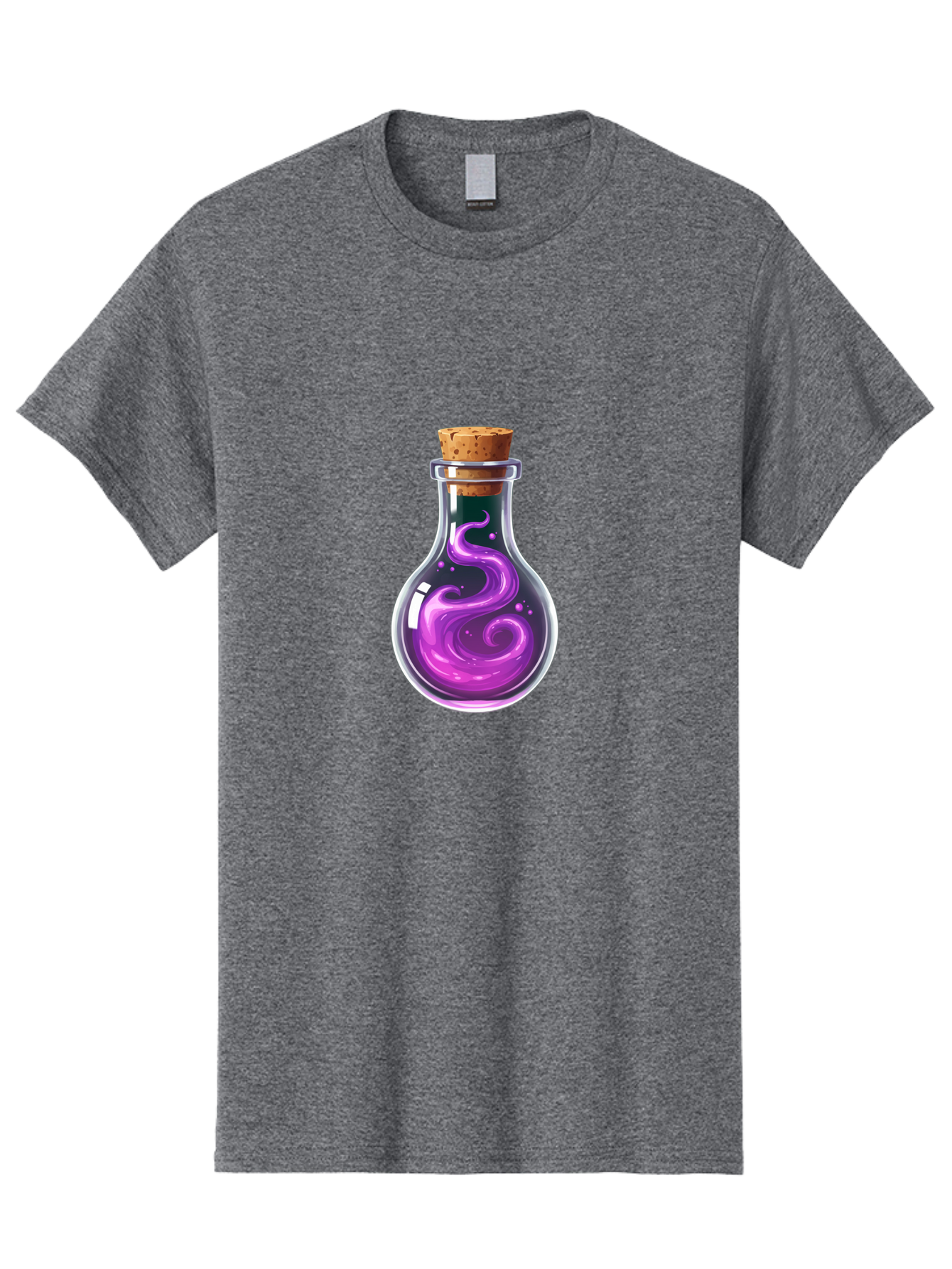 Purple-Potion-Bottle Men'S Graphic Tee, 100% Cotton, Comfortable Casual Summer Wear, Machine Washable, Vintage Camera, Old Camera, Antique Camera, Black Camera, Classic Photography, Photography Equipment, Nostalgic Device, Film Camera, Bao775