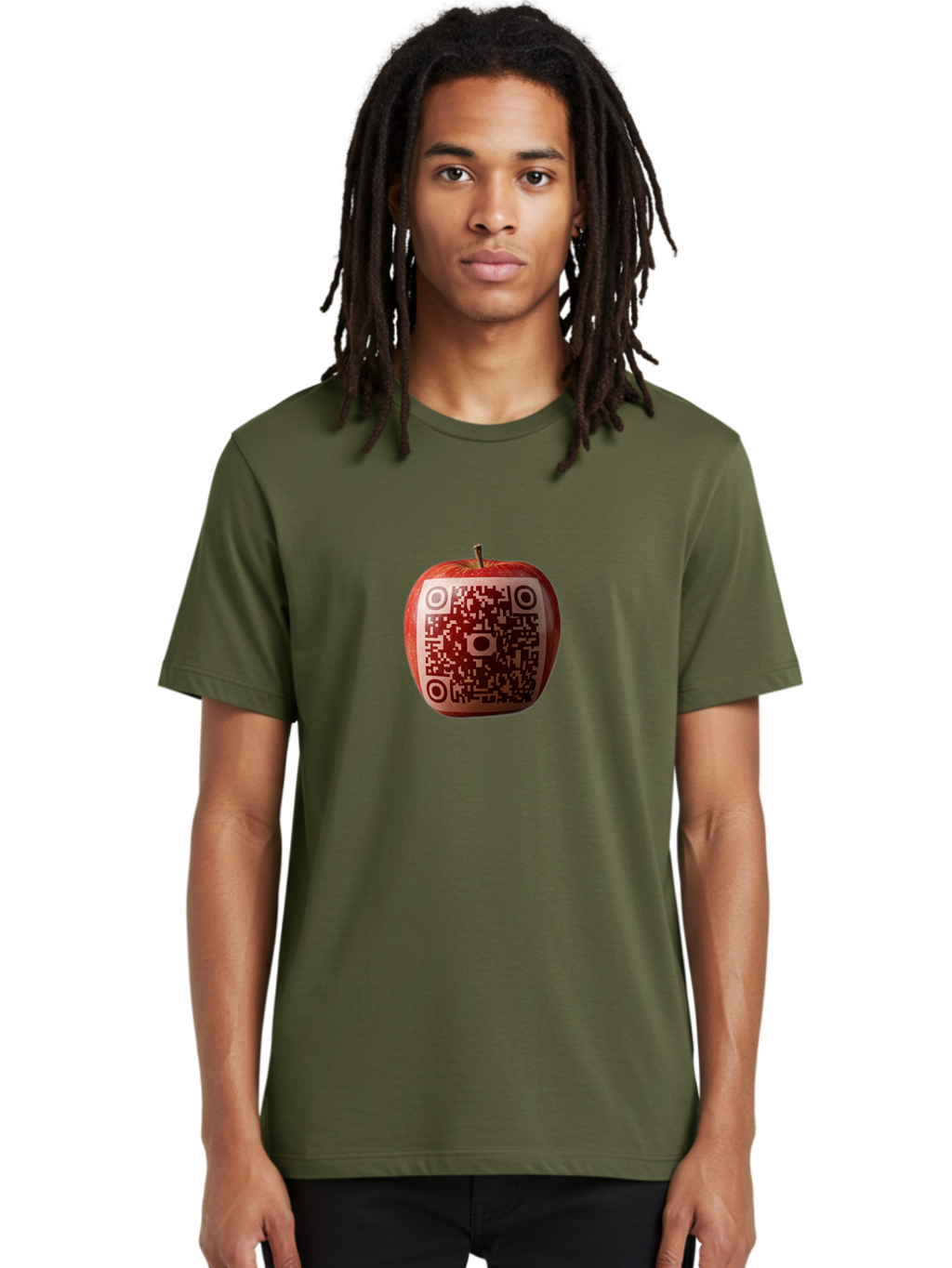 Qr-Apple Men'S Graphic Tee, 100% Cotton, Comfortable Casual Summer Wear, Machine Washable, Vintage Camera, Old Camera, Antique Camera, Black Camera, Classic Photography, Photography Equipment, Nostalgic Device, Film Camera, Camera Art Bao778