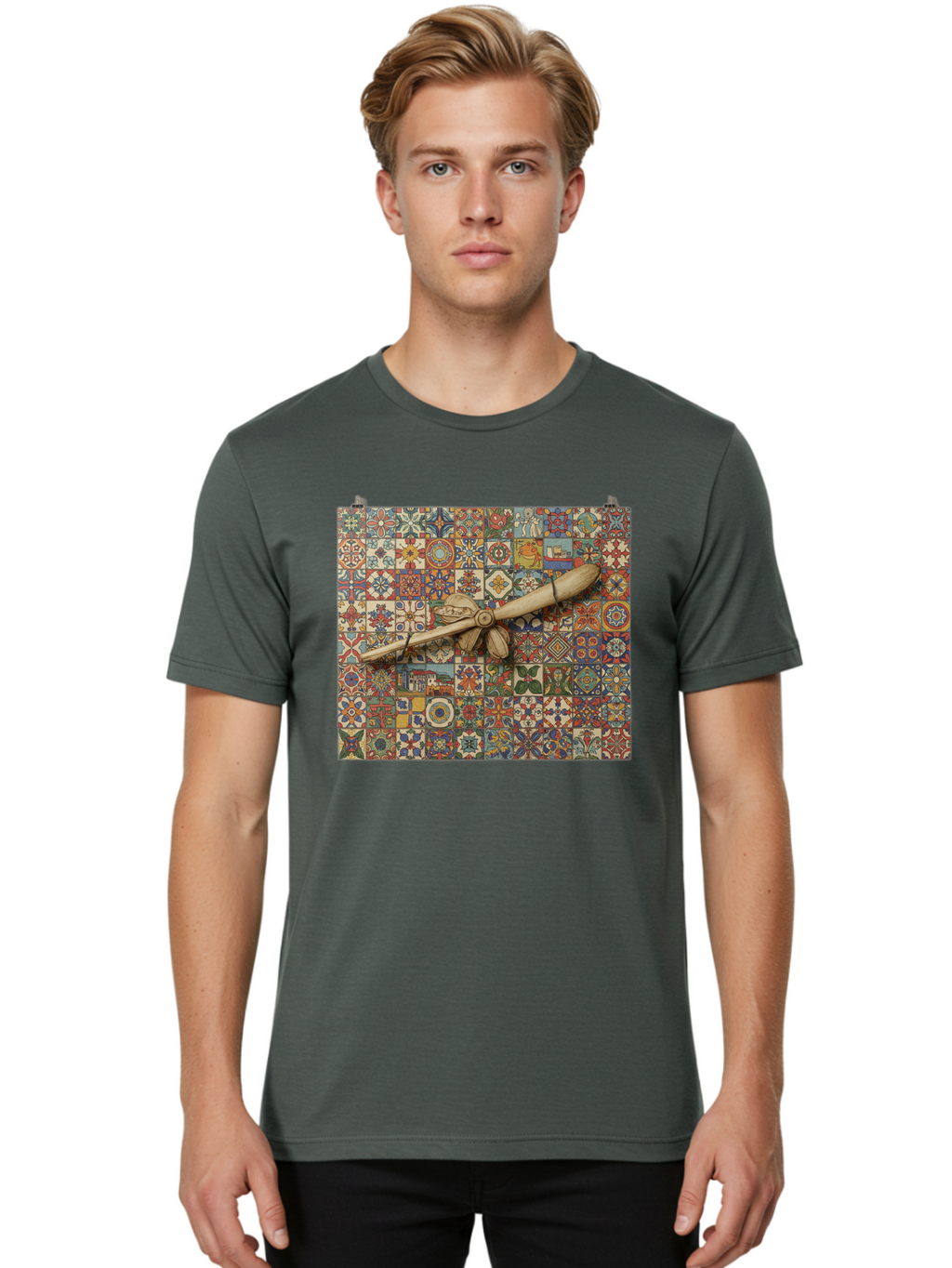 Quill-Pen-On-Tiles Men'S Graphic Tee, 100% Cotton, Comfortable Casual Summer Wear, Machine Washable, Vintage Camera, Old Camera, Antique Camera, Black Camera, Classic Photography, Photography Equipment, Nostalgic Device, Film Camera, Bao779