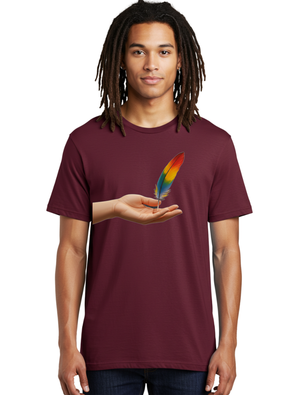 Rainbow-Feather Men'S Graphic Tee, 100% Cotton, Comfortable Casual Summer Wear, Machine Washable, Vintage Camera, Old Camera, Antique Camera, Black Camera, Classic Photography, Photography Equipment, Nostalgic Device, Film Camera, Camera Art Bao780