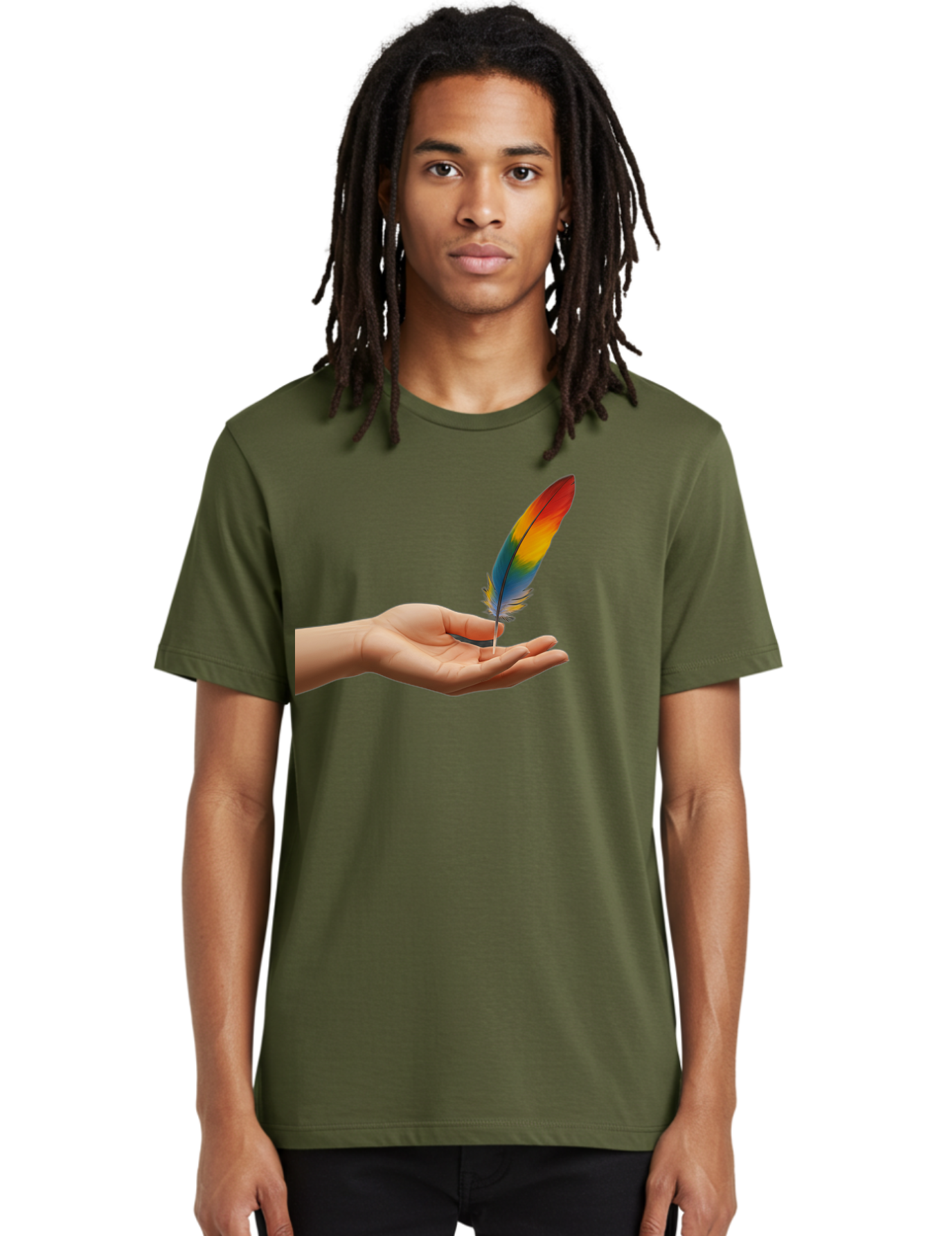 Rainbow-Feather Men'S Graphic Tee, 100% Cotton, Comfortable Casual Summer Wear, Machine Washable, Vintage Camera, Old Camera, Antique Camera, Black Camera, Classic Photography, Photography Equipment, Nostalgic Device, Film Camera, Camera Art Bao780