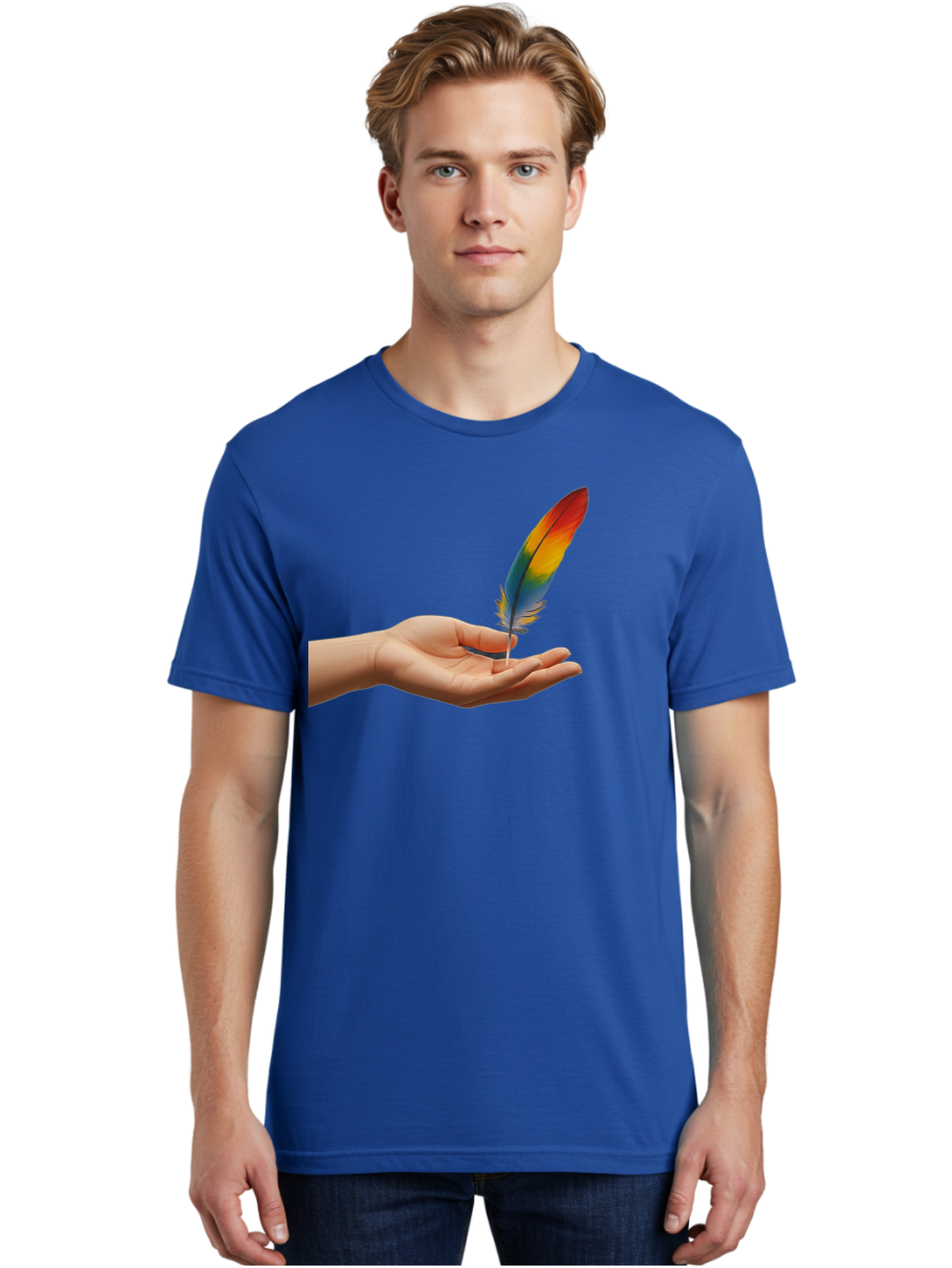 Rainbow-Feather Men'S Graphic Tee, 100% Cotton, Comfortable Casual Summer Wear, Machine Washable, Vintage Camera, Old Camera, Antique Camera, Black Camera, Classic Photography, Photography Equipment, Nostalgic Device, Film Camera, Camera Art Bao780